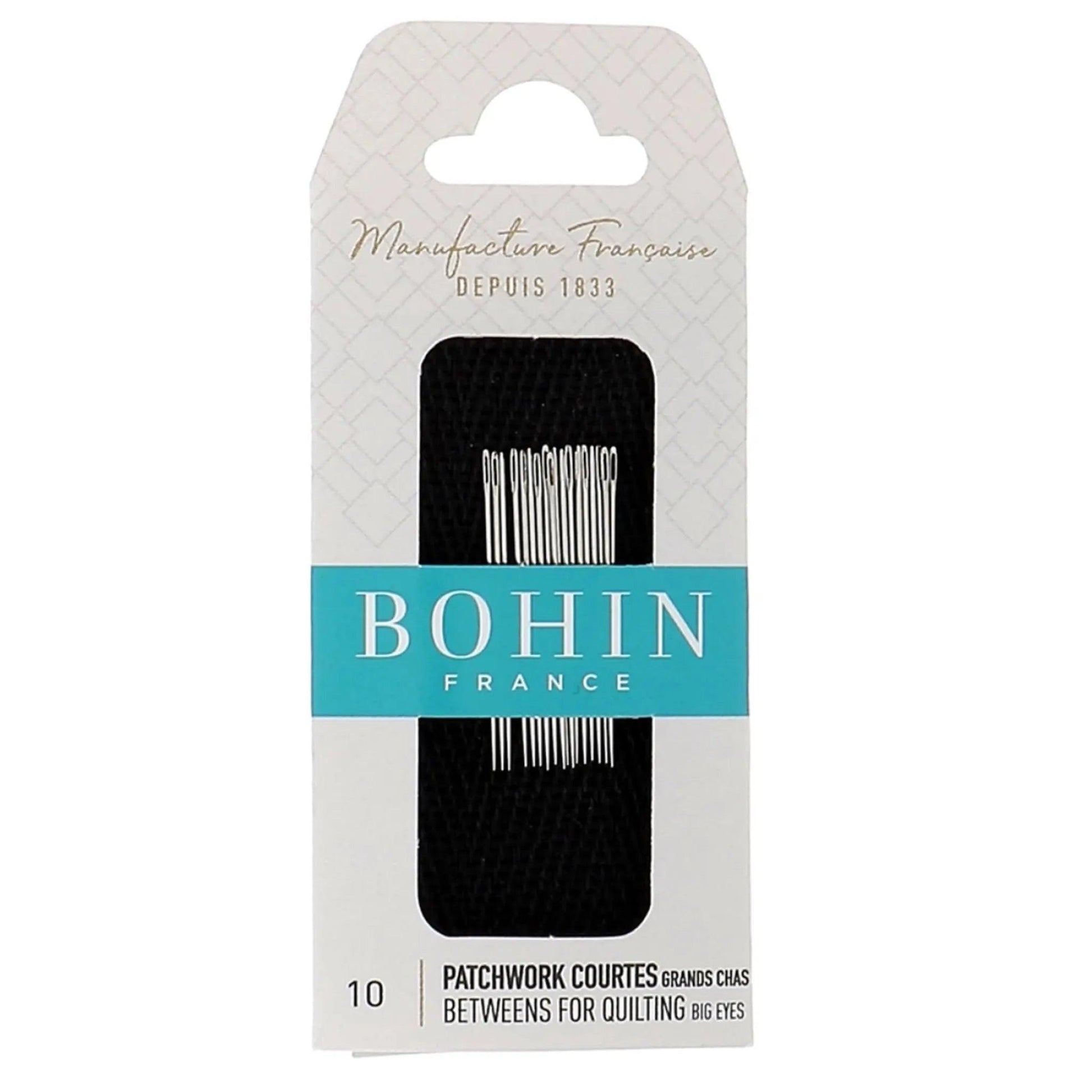 Bohin Between Needles for Quilting Size 10