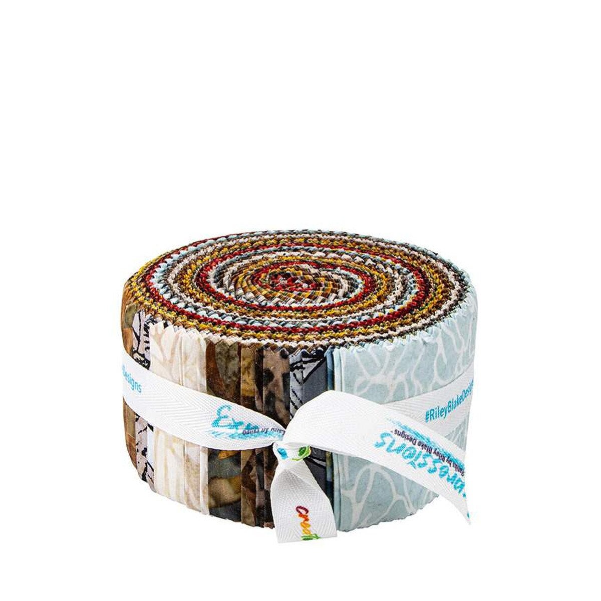 Expressions Batiks Floral Reflections 2 1/2" Rolie Polie