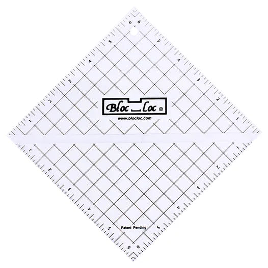 Half-Square Triangle Ruler 6 1/2" x 6 1/2"