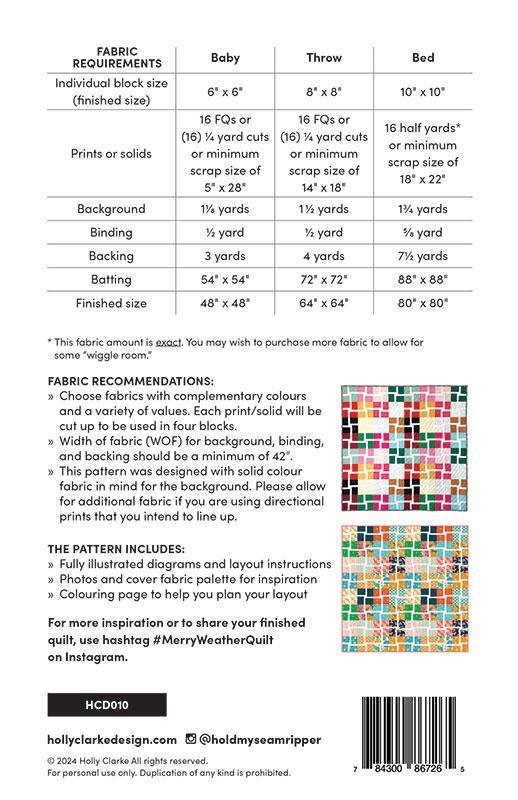 Pattern: Merry Weather