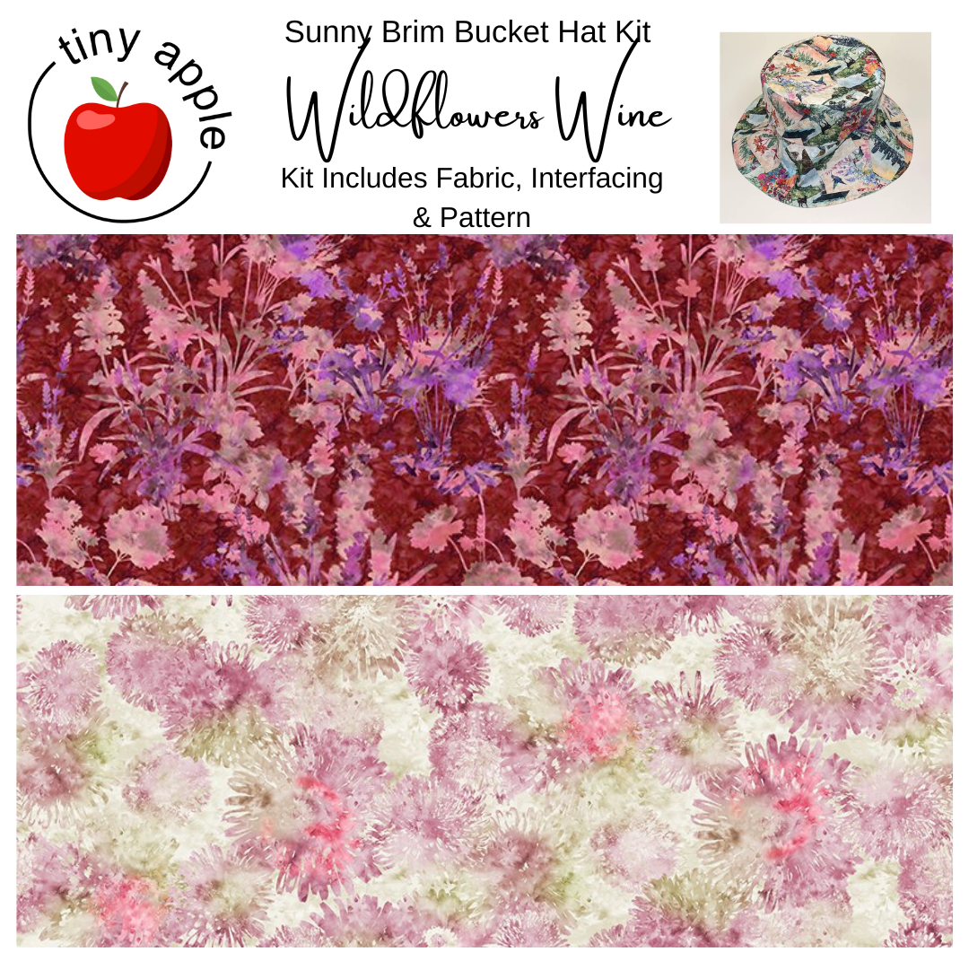 Kit: 2025 QMN Sunny Brim Bucket Hat (includes pattern)