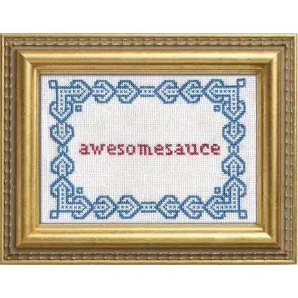 Awesomesauce Deluxe Cross Stitch Kit