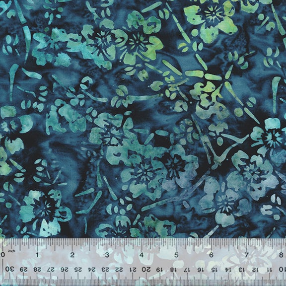 Juniper by Windham Fabrics - Bamboo Floral: Peacock