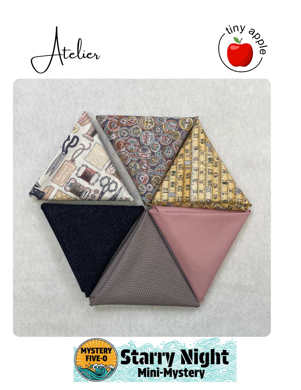 Fat Quarter Bundle (6) M50 | Atelier