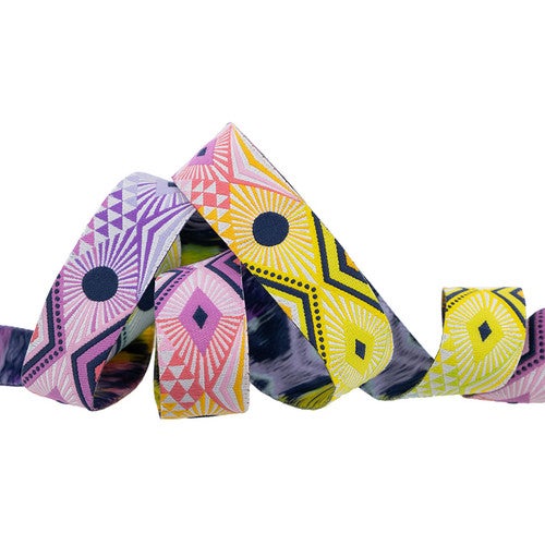 Tula Pink Ribbon - Lucy Rainbow/Multi - 7/8"