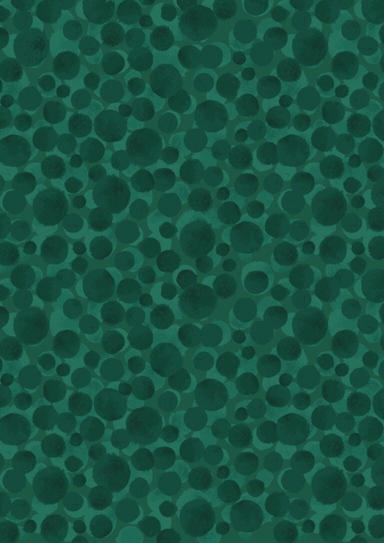 Bumbleberries by Lewis & Irene - Nordic Green