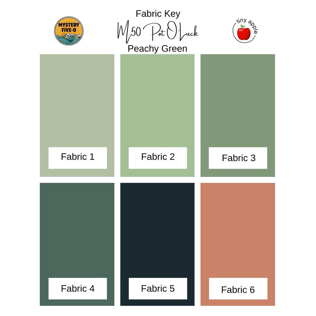 Mystery Five-0 Mini #6 - Kit - Pot O' Gold | Peachy Green