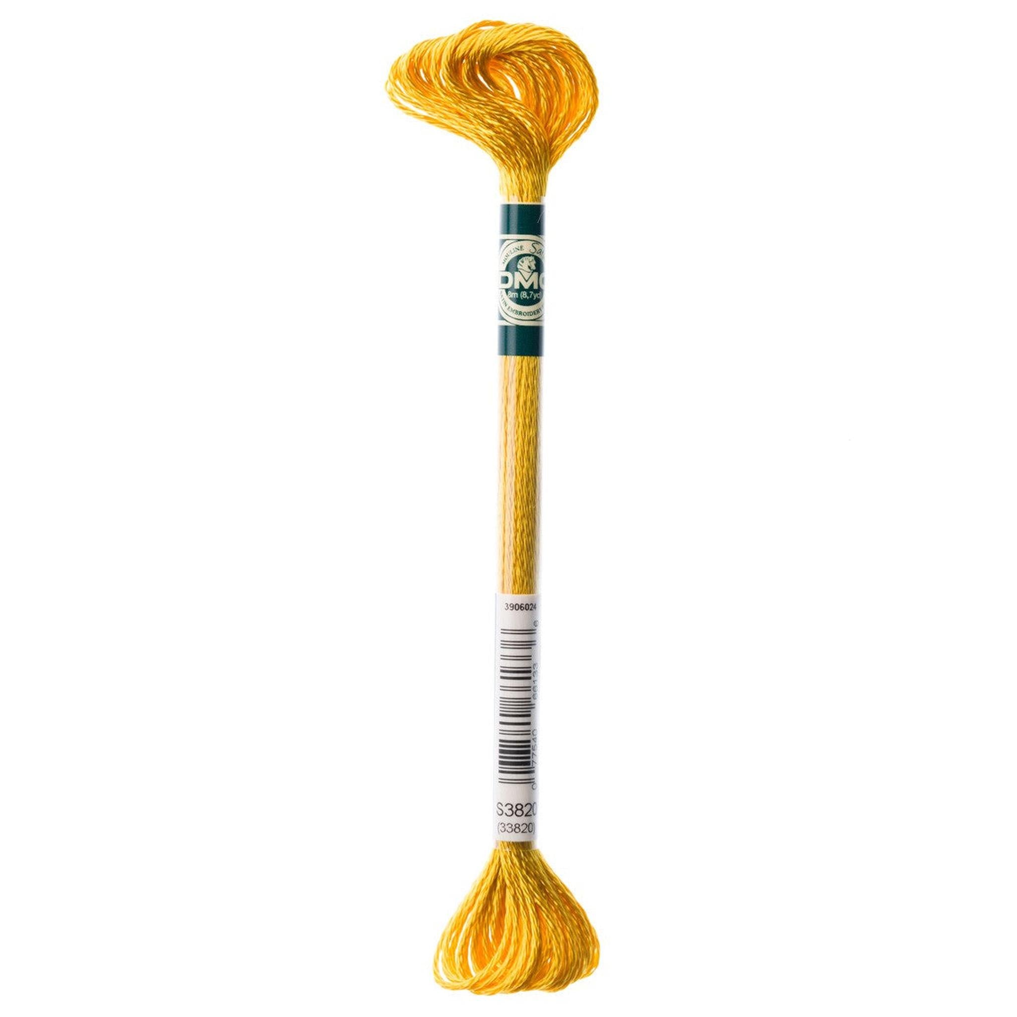DMC Satin Embroidery Floss - S3820 Buttercup
