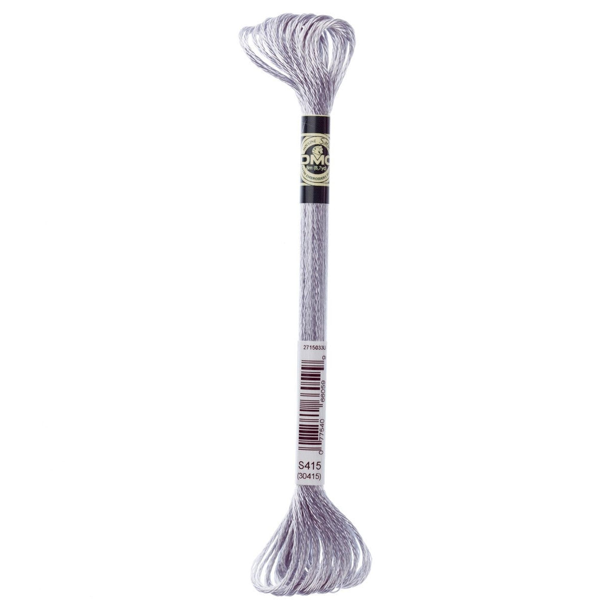 DMC Satin Embroidery Floss - S415 Pearl Grey