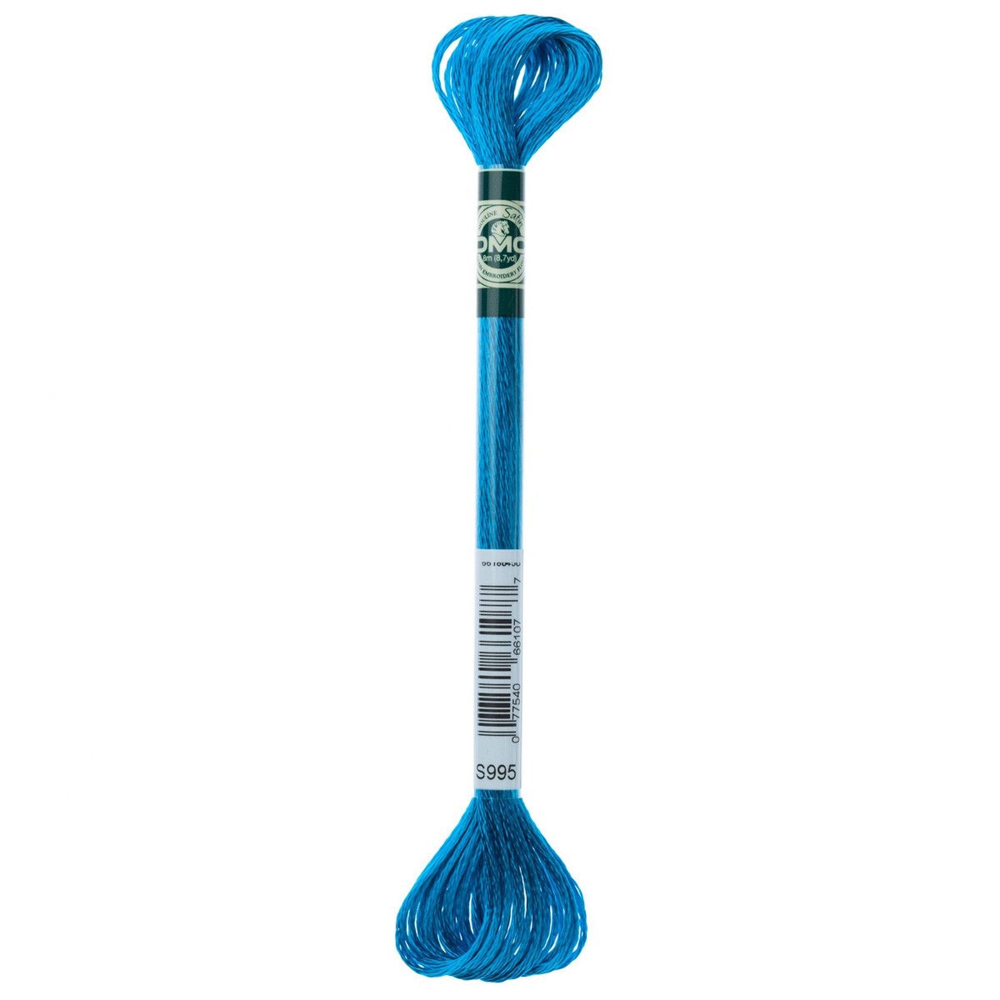 DMC Satin Embroidery Floss - S995 Aurora Blue