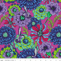 Botanic Blast by Sew Yeah Quilting - Main: Hot Pink