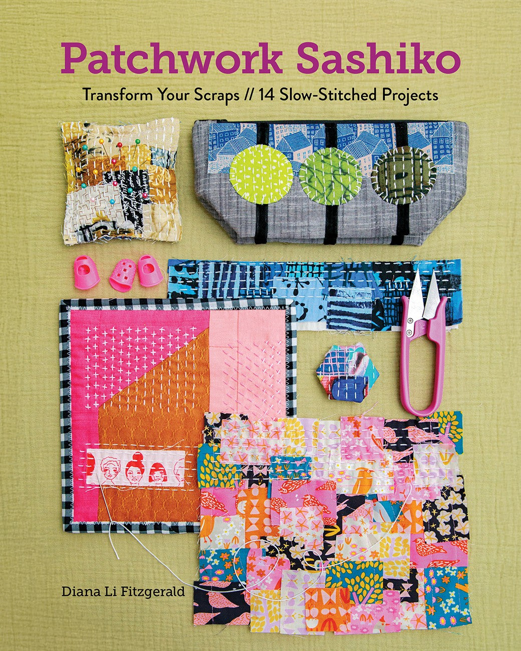 Patchwork Sashiko Book by Diana Li Fitzgerald