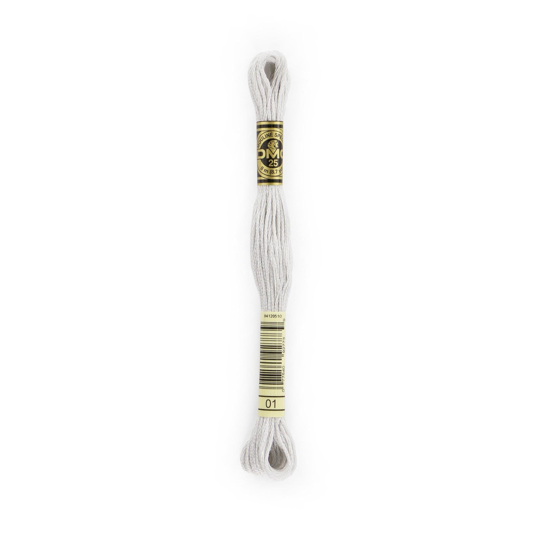 DMC Six-Strand Embroidery Floss - 01 White Tin