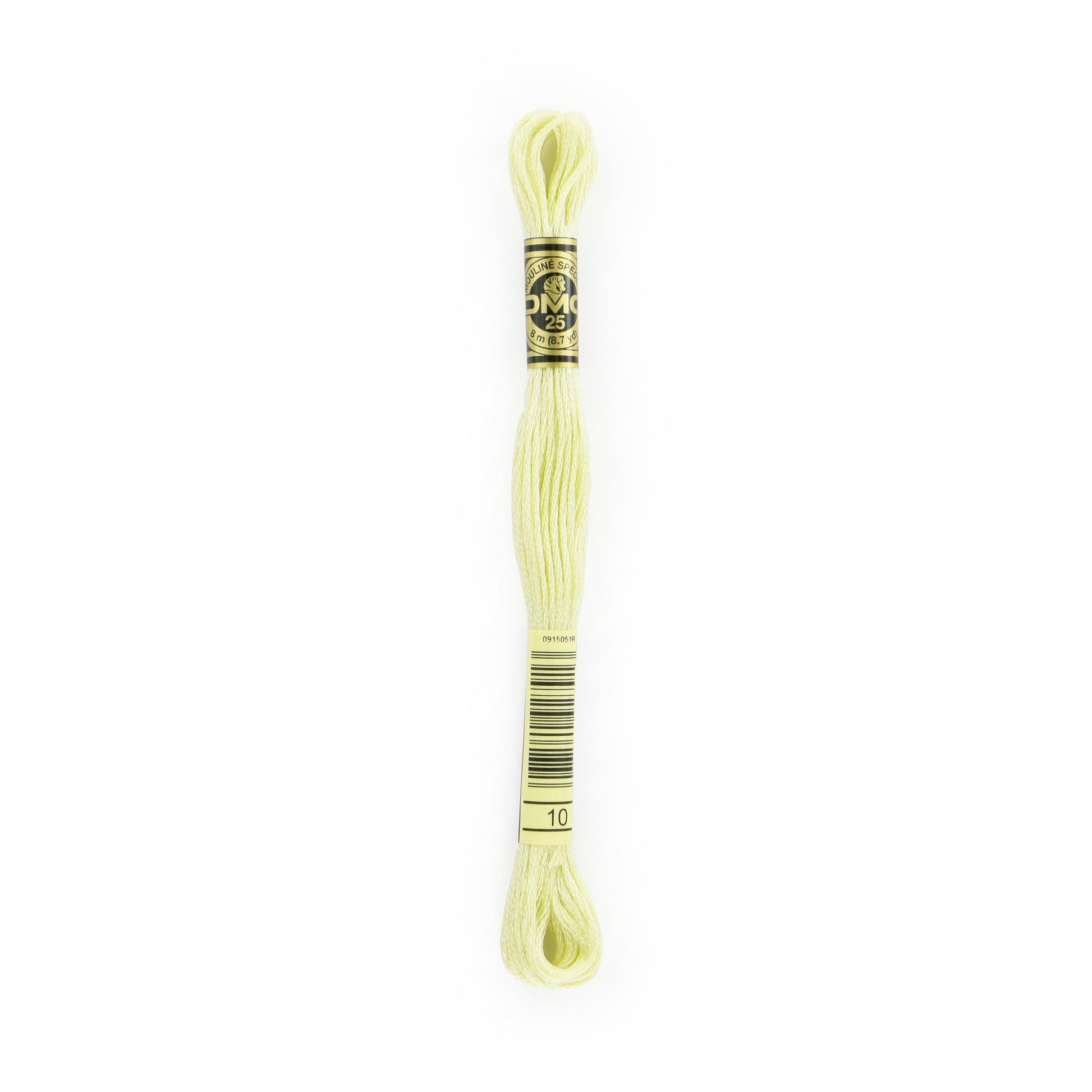 DMC Six-Strand Embroidery Floss - 10 Very Light Tender Green