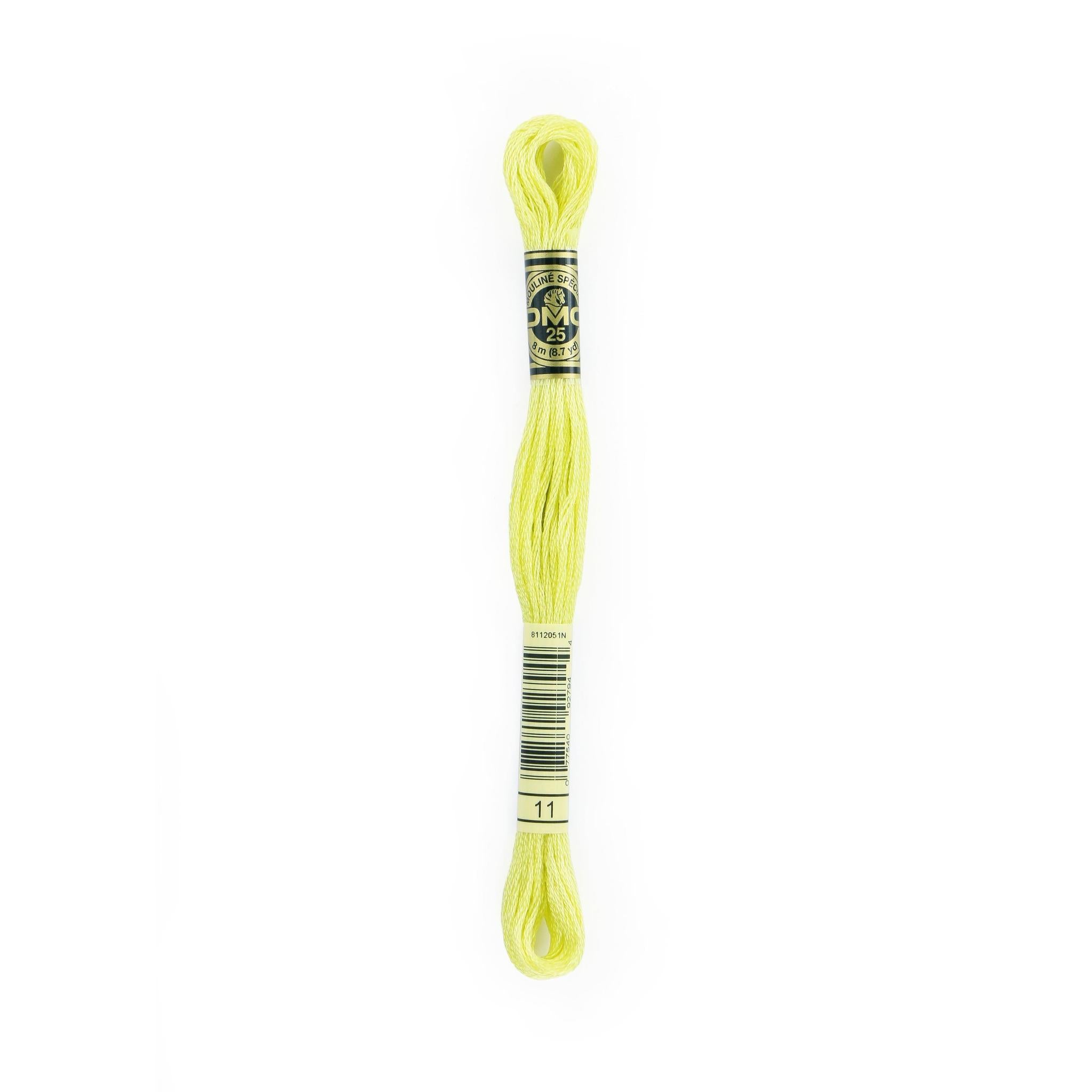DMC Six-Strand Embroidery Floss - 11 Light Tender Green