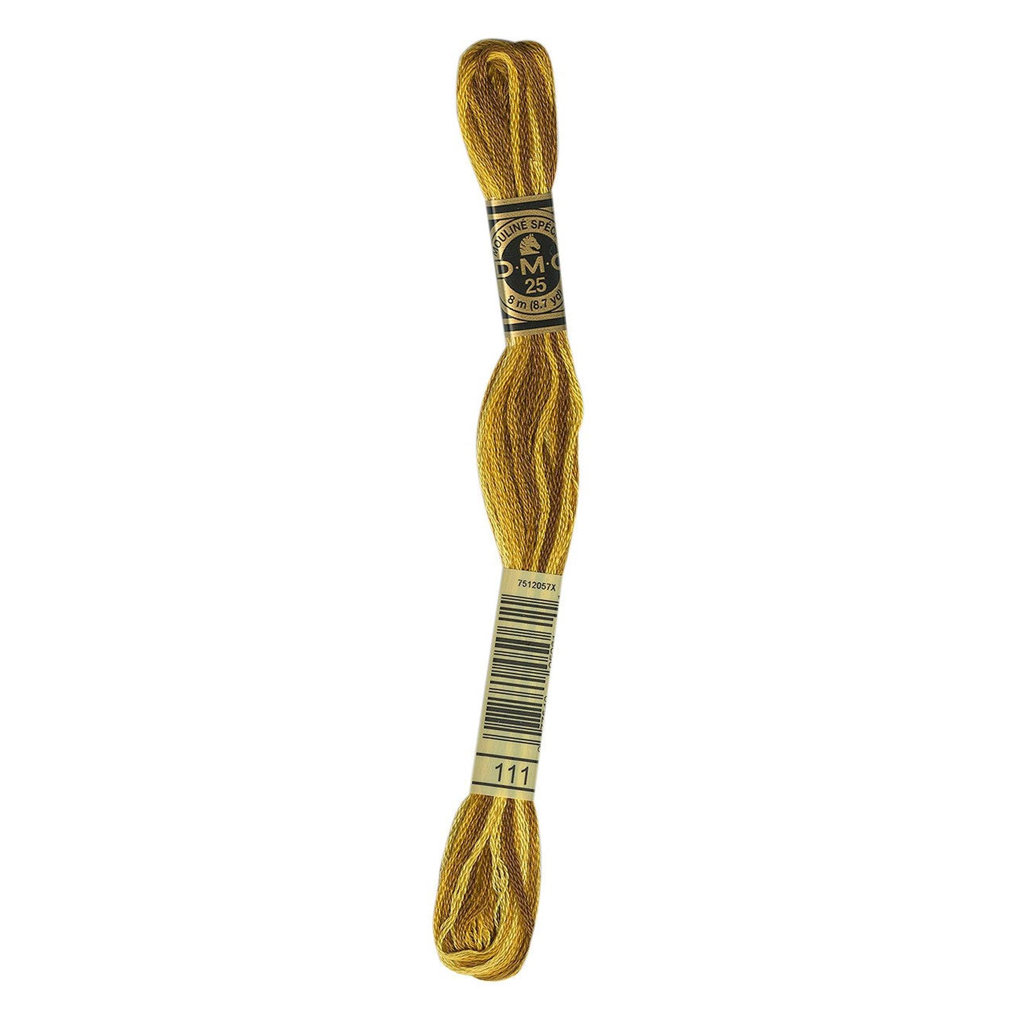 DMC Six-Strand Embroidery Floss - 111 Variegated Mustard
