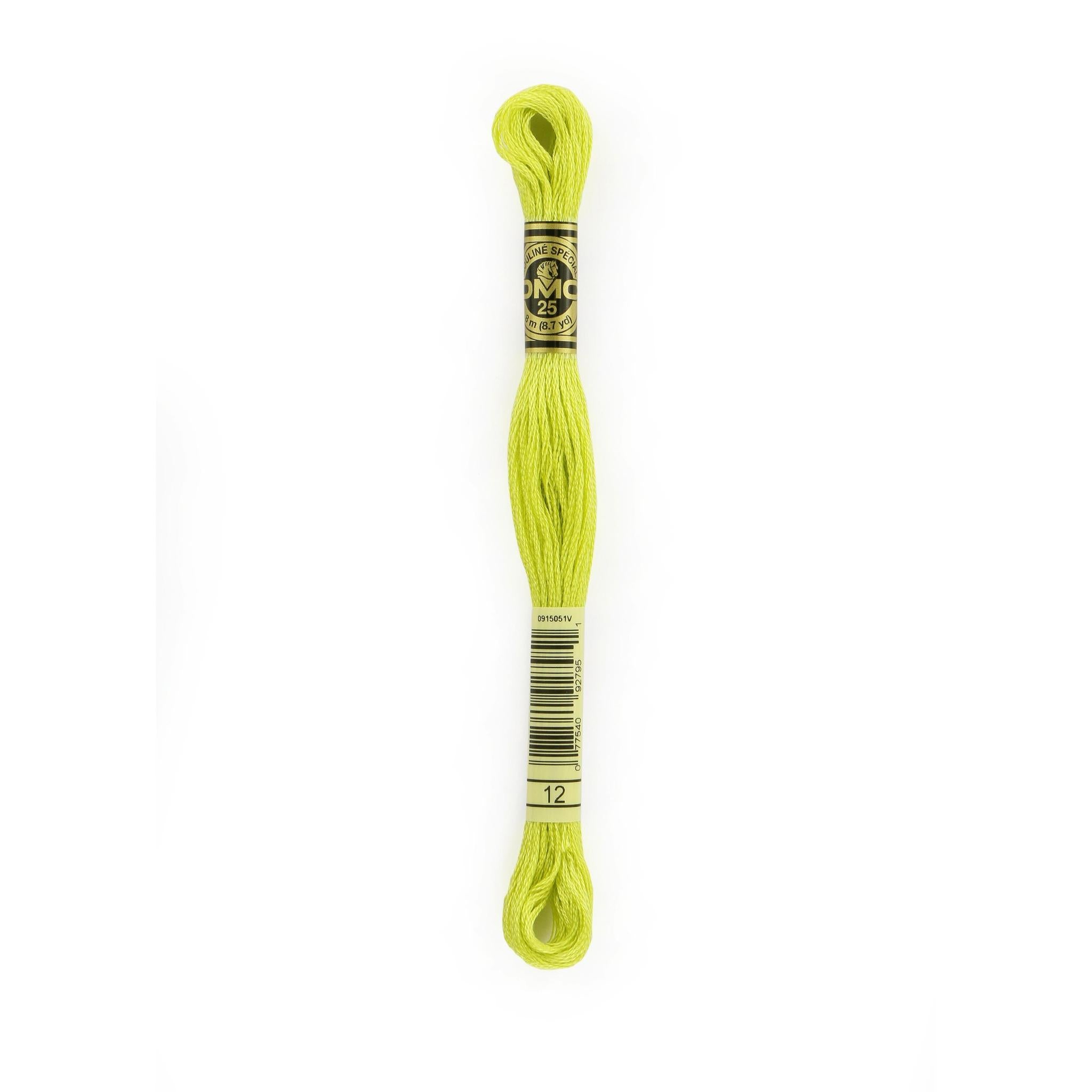 DMC Six-Strand Embroidery Floss - 12 Tender Green