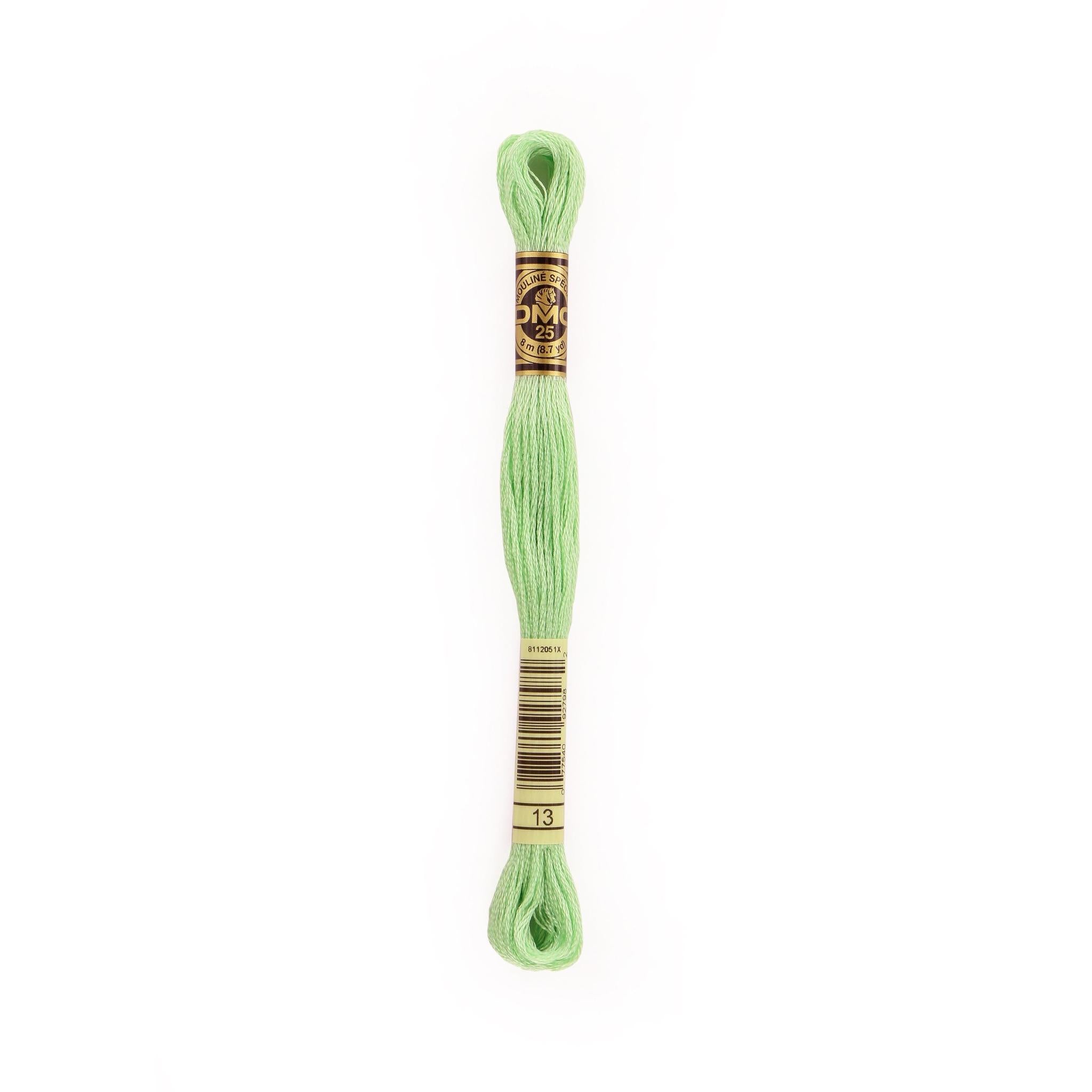 DMC Six-Strand Embroidery Floss - 13 Medium Light Nile Green