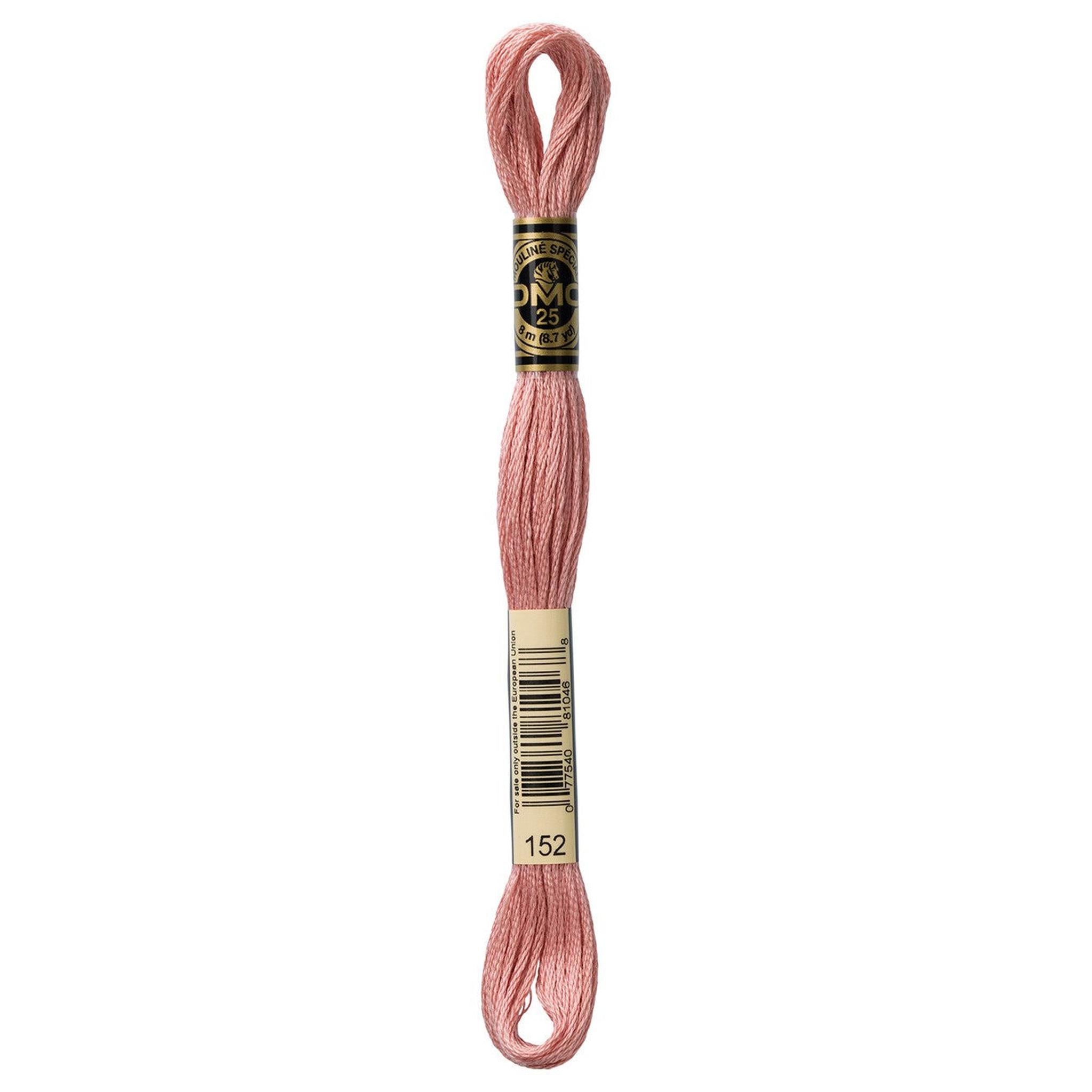DMC Six-Strand Embroidery Floss - 152 Medium Light Shell Pink
