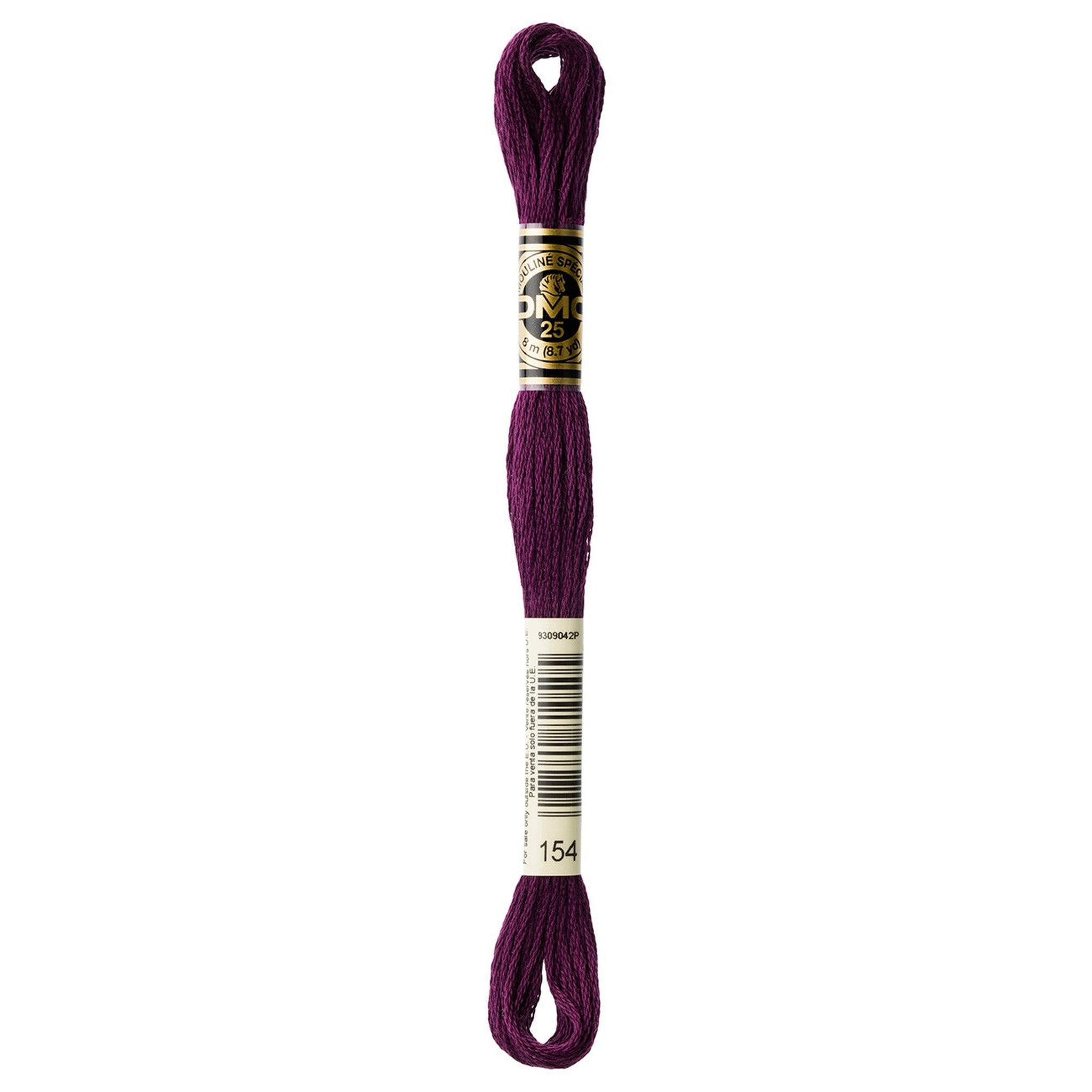 DMC Six-Strand Embroidery Floss - 154 Very Dark Grape