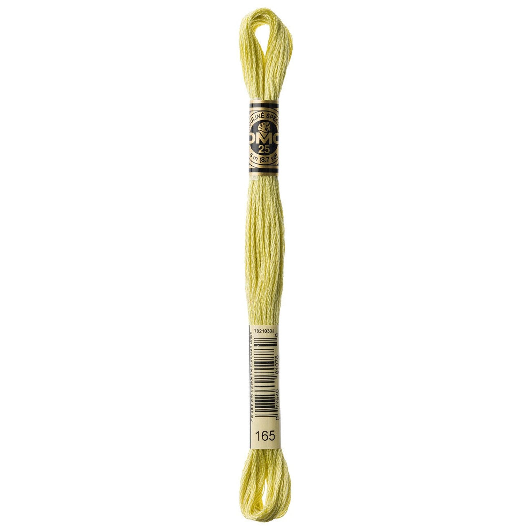 DMC Six-Strand Embroidery Floss - 165 Very Light Moss Green