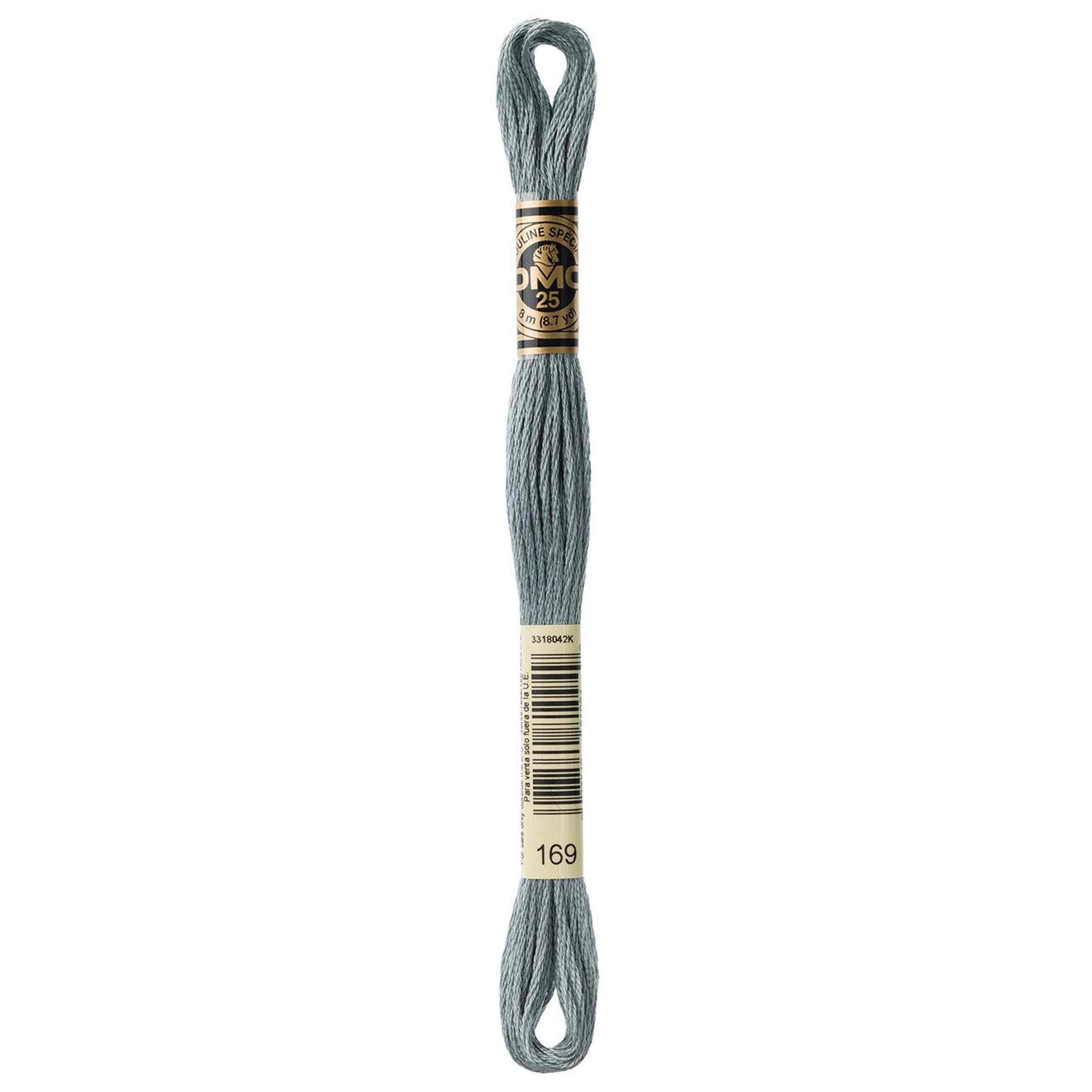 DMC Six-Strand Embroidery Floss - 169 Light Pewter