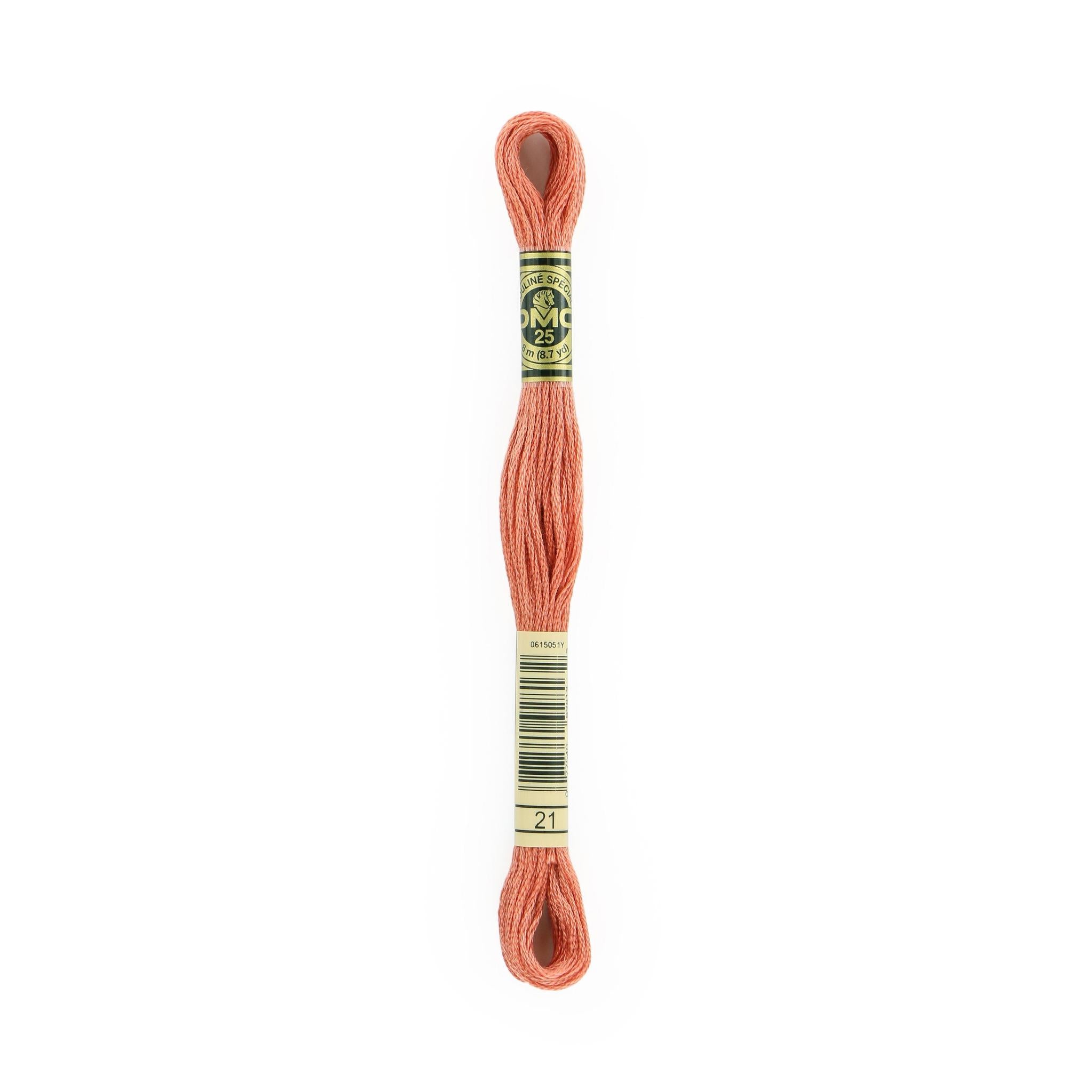 DMC Six-Strand Embroidery Floss - 21 Light Alizarin