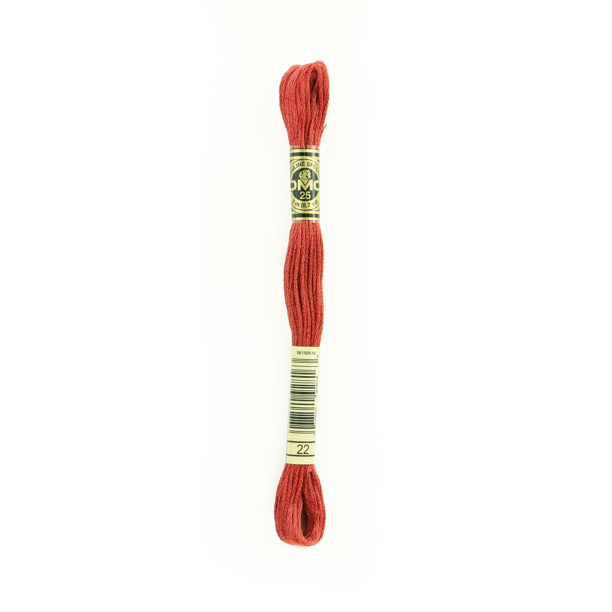 DMC Six-Strand Embroidery Floss - 22 Alizarin