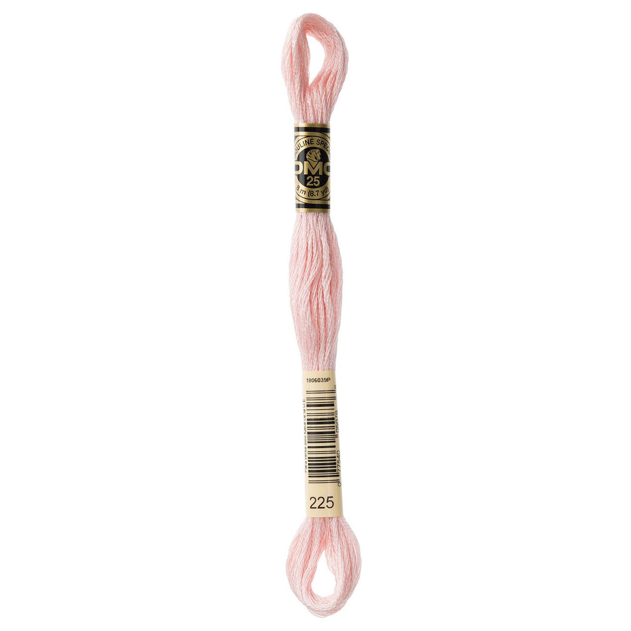 DMC Six-Strand Embroidery Floss - 225 Ultra Very Light Shell Pink