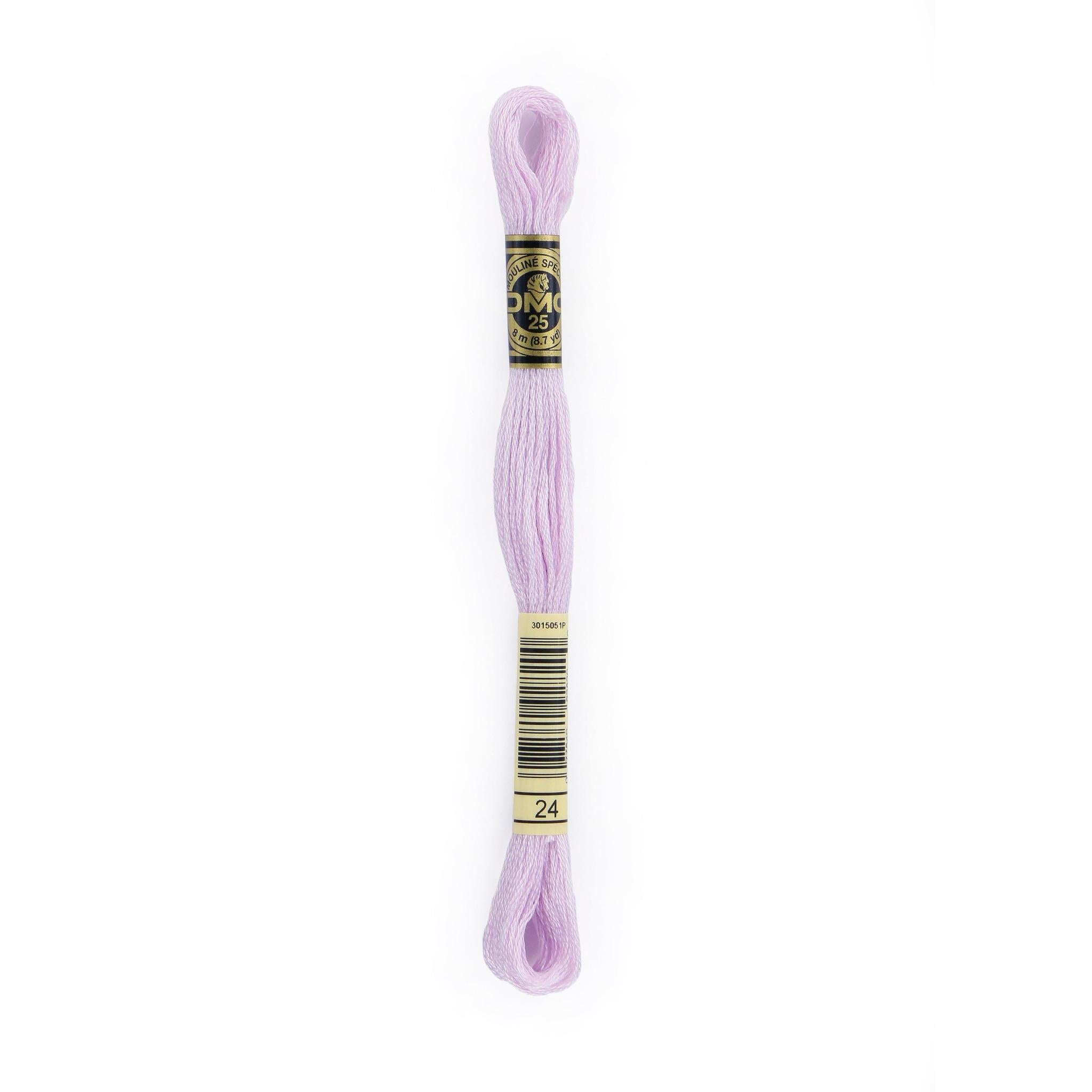 DMC Six-Strand Embroidery Floss - 24 White Lavender