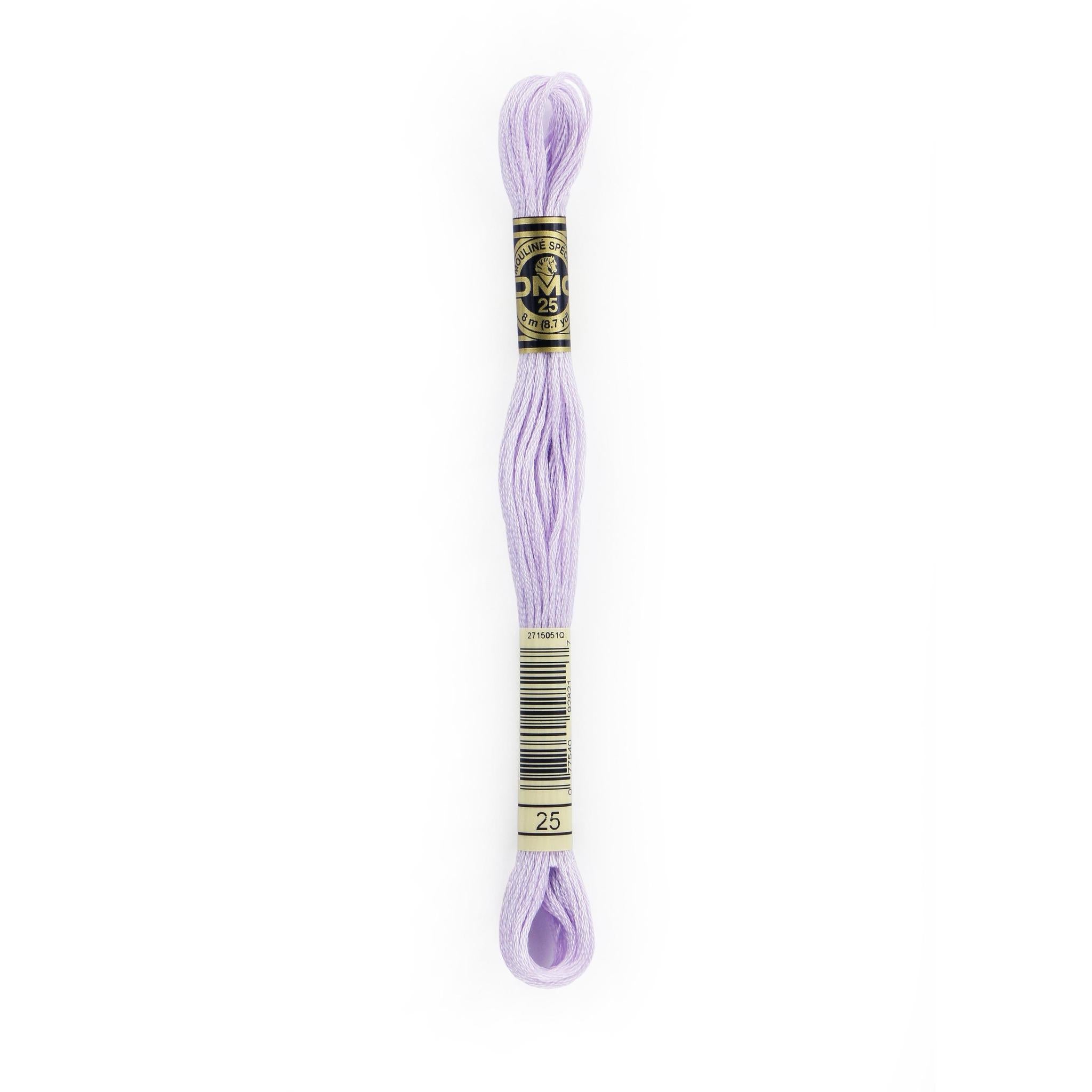 DMC Six-Strand Embroidery Floss - 25 Ultra Light Lavender