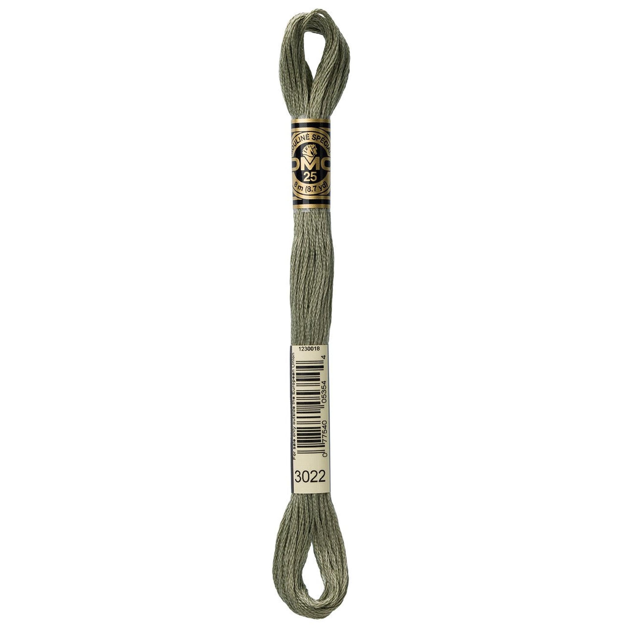 DMC Six-Strand Embroidery Floss - 3022 Medium Brown Gray
