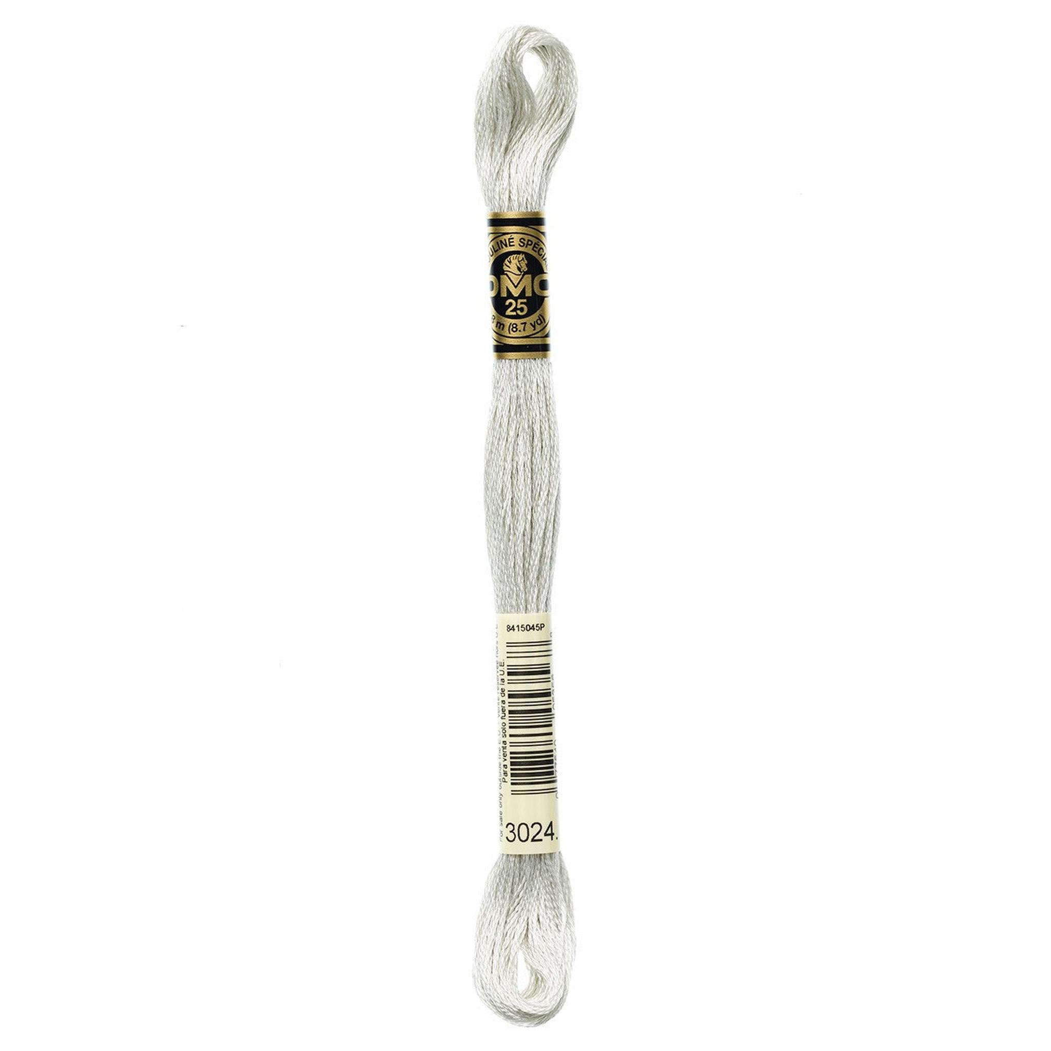 DMC Six-Strand Embroidery Floss - 3024 Very Light Brown Gray