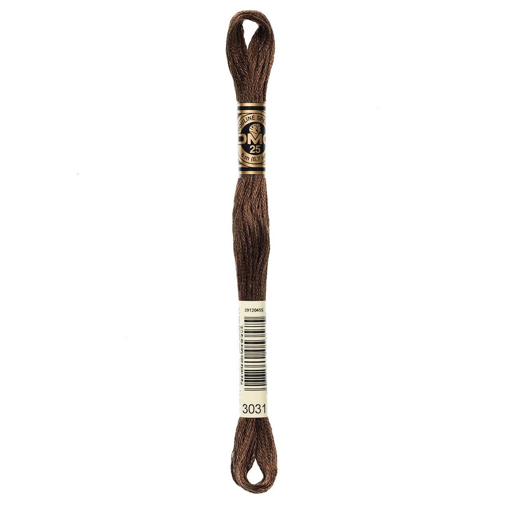 DMC Six-Strand Embroidery Floss - 3031 Very Dark Mocha Brown