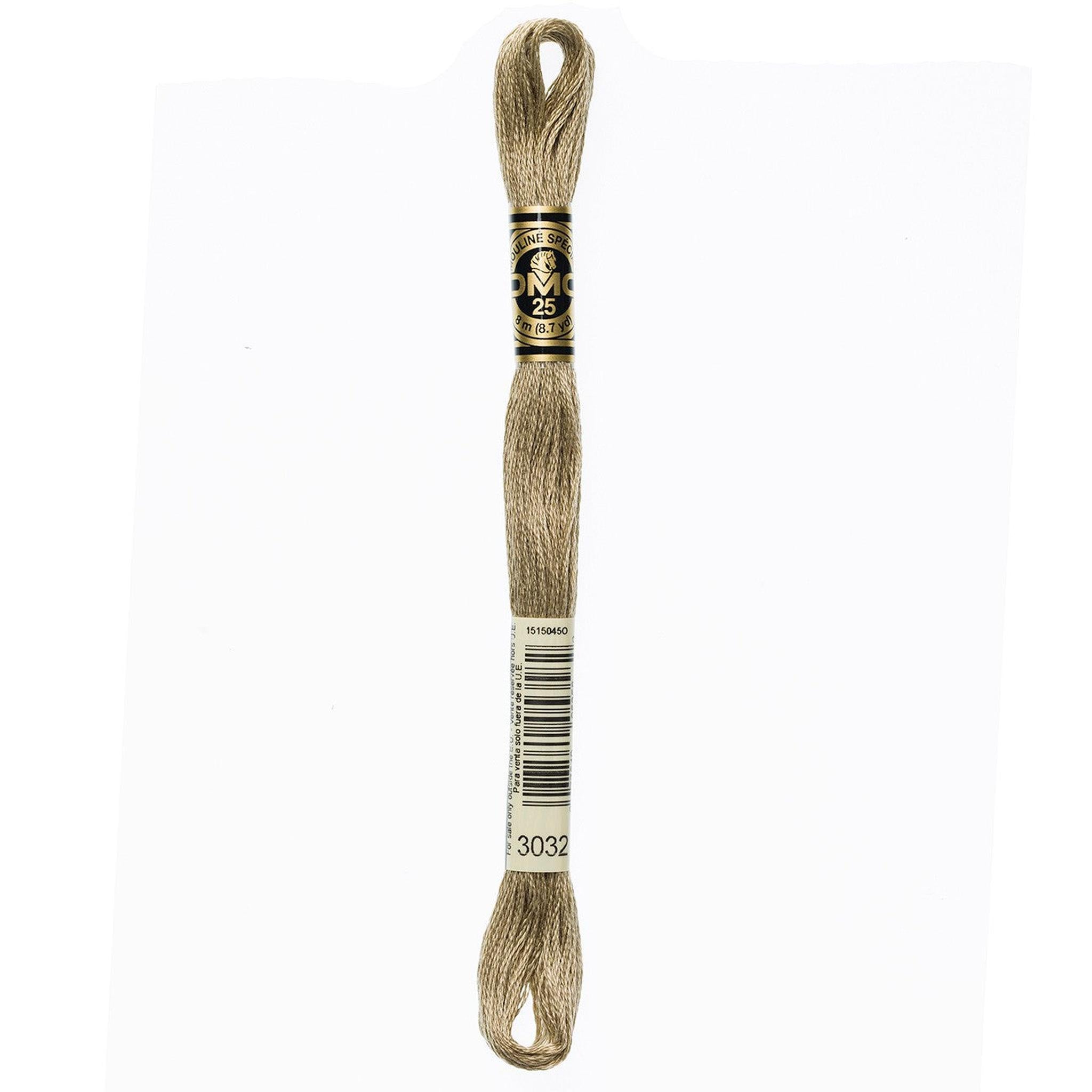 DMC Six-Strand Embroidery Floss - 3032 Medium Mocha Brown