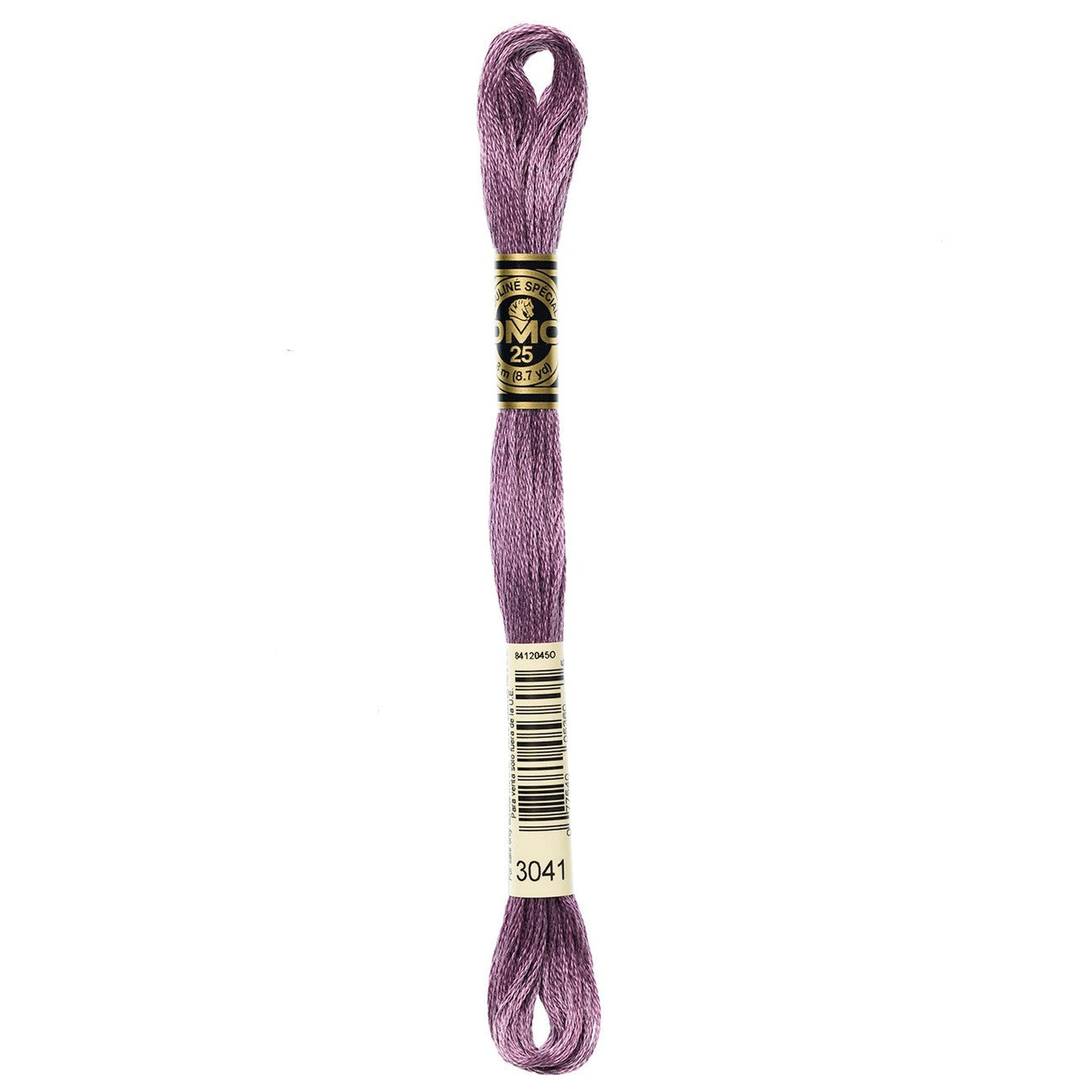 DMC Six-Strand Embroidery Floss - 3041 Medium Antique Violet