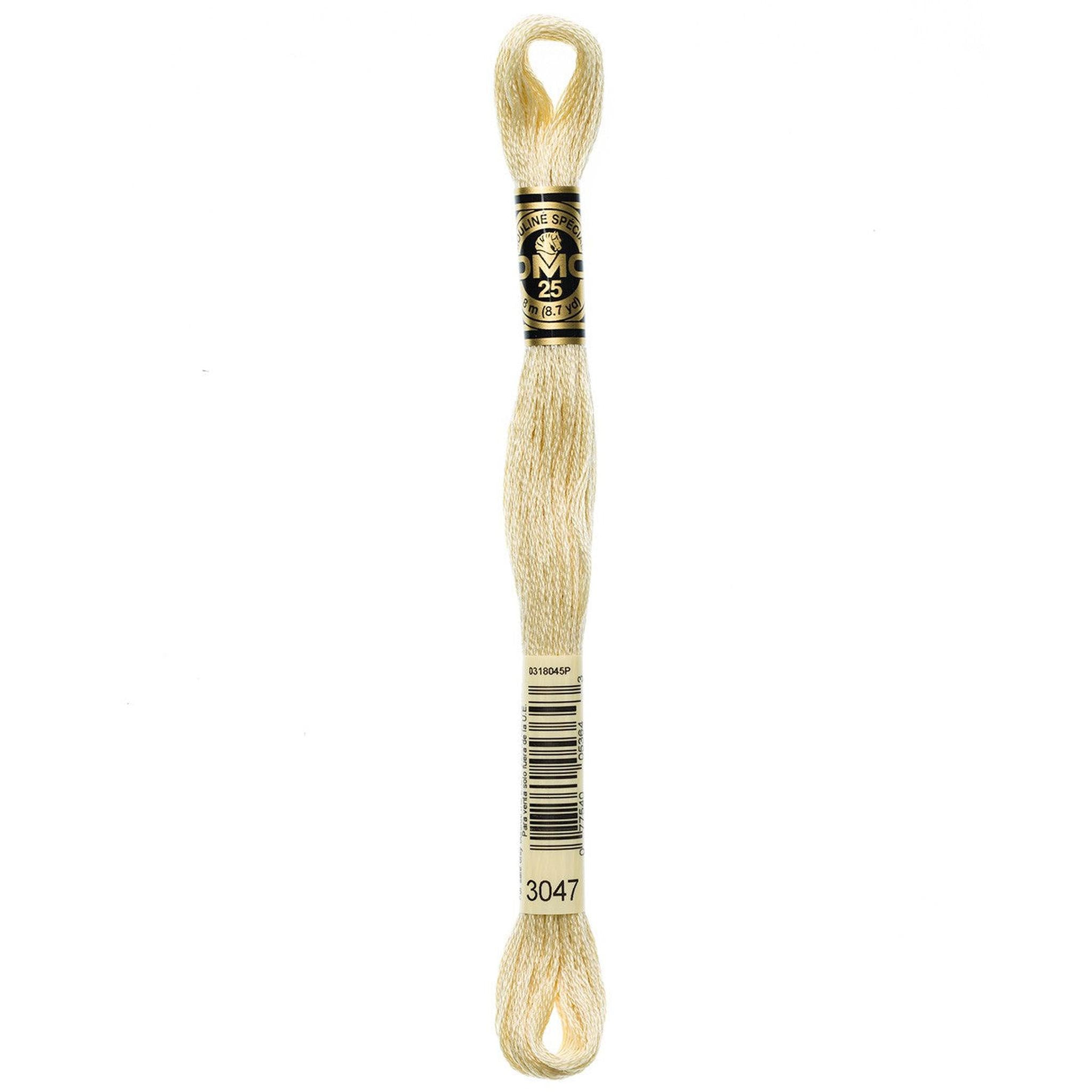DMC Six-Strand Embroidery Floss - 3047 Light Yellow Beige