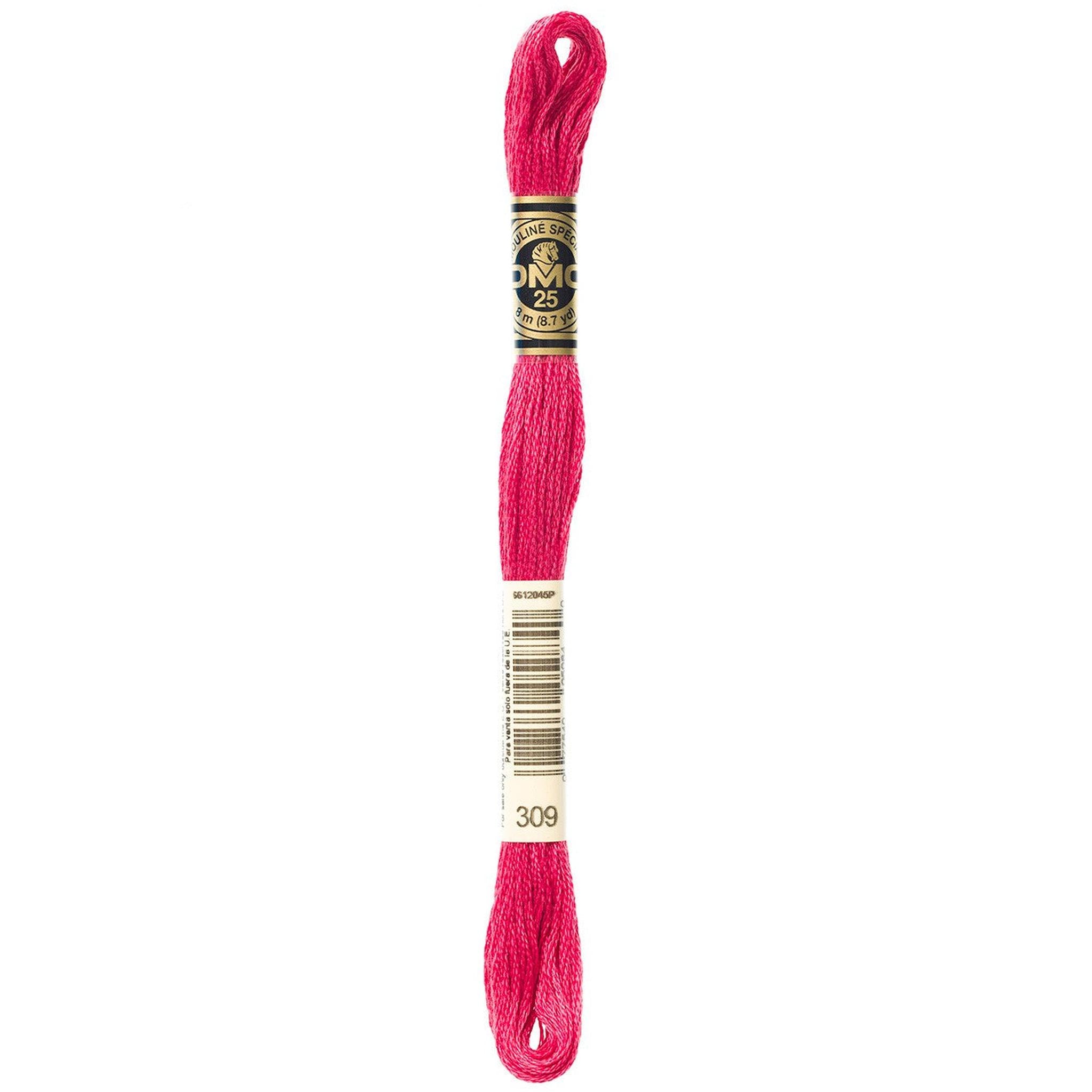 DMC Six-Strand Embroidery Floss - 309 Dark Rose