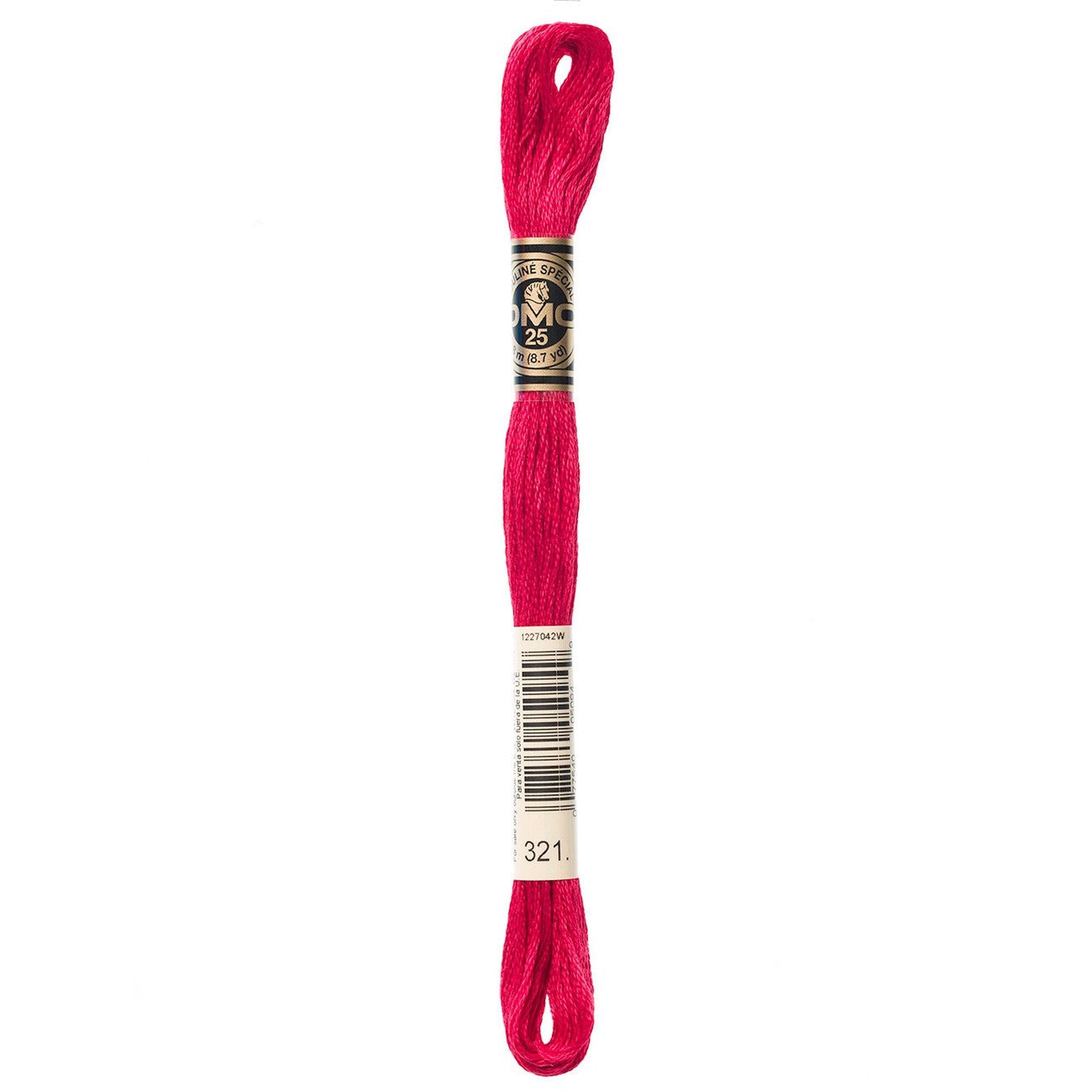 DMC Six-Strand Embroidery Floss - 321 Christmas Red
