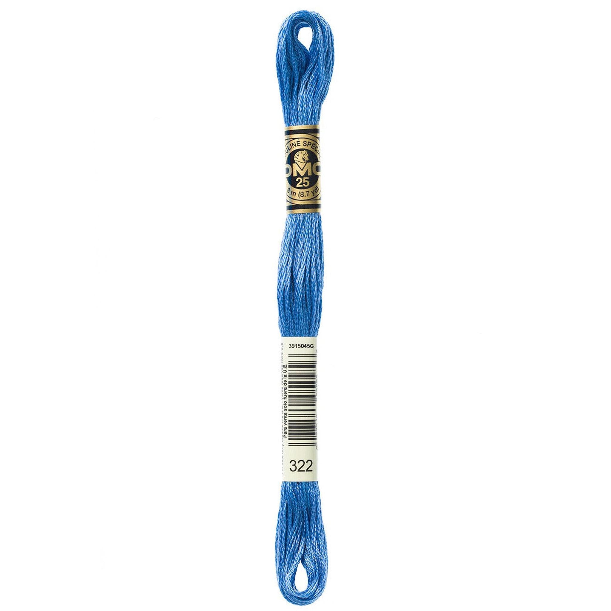 DMC Six-Strand Embroidery Floss - 322 Dark Dark Baby Blue