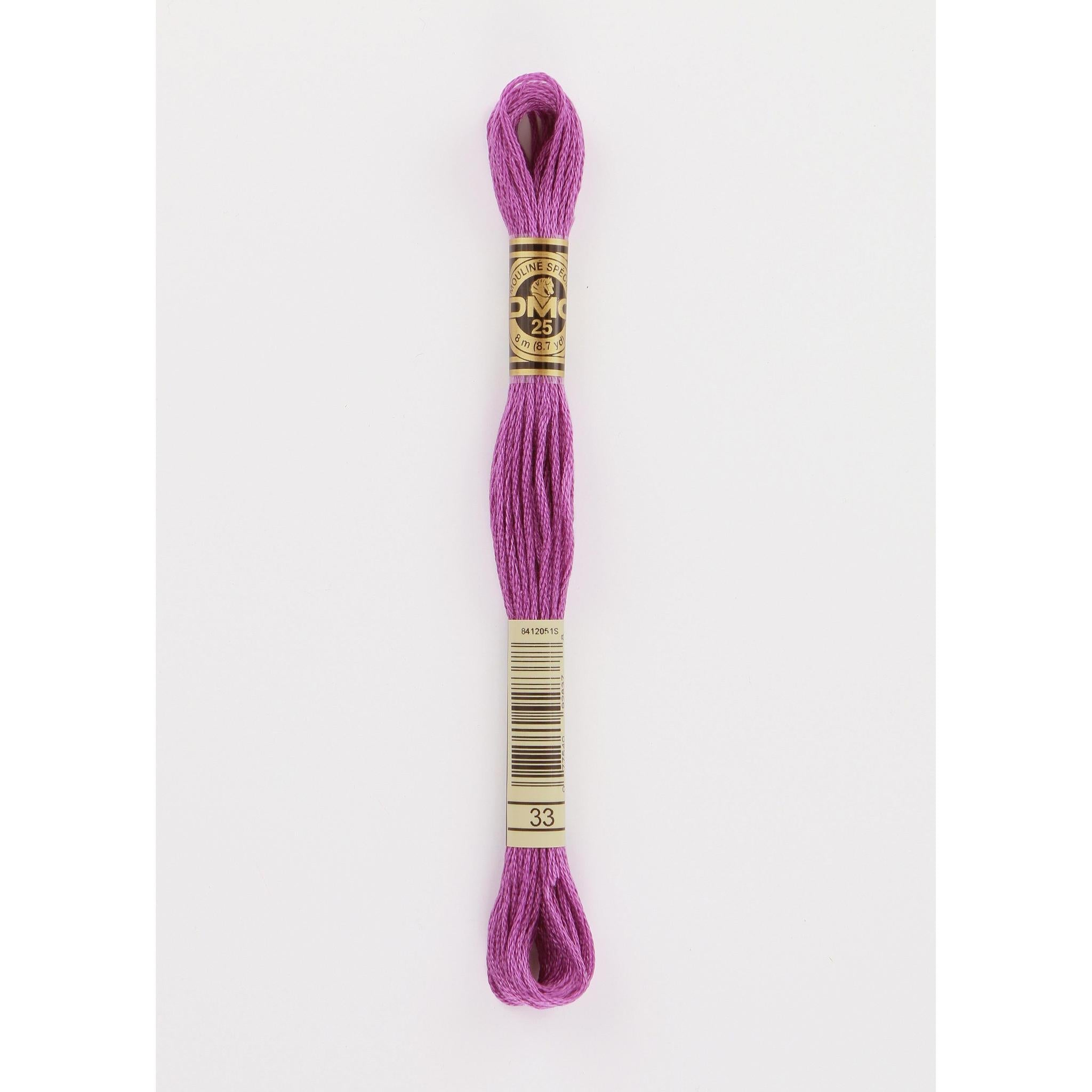 DMC Six-Strand Embroidery Floss - 33 Fuchsia