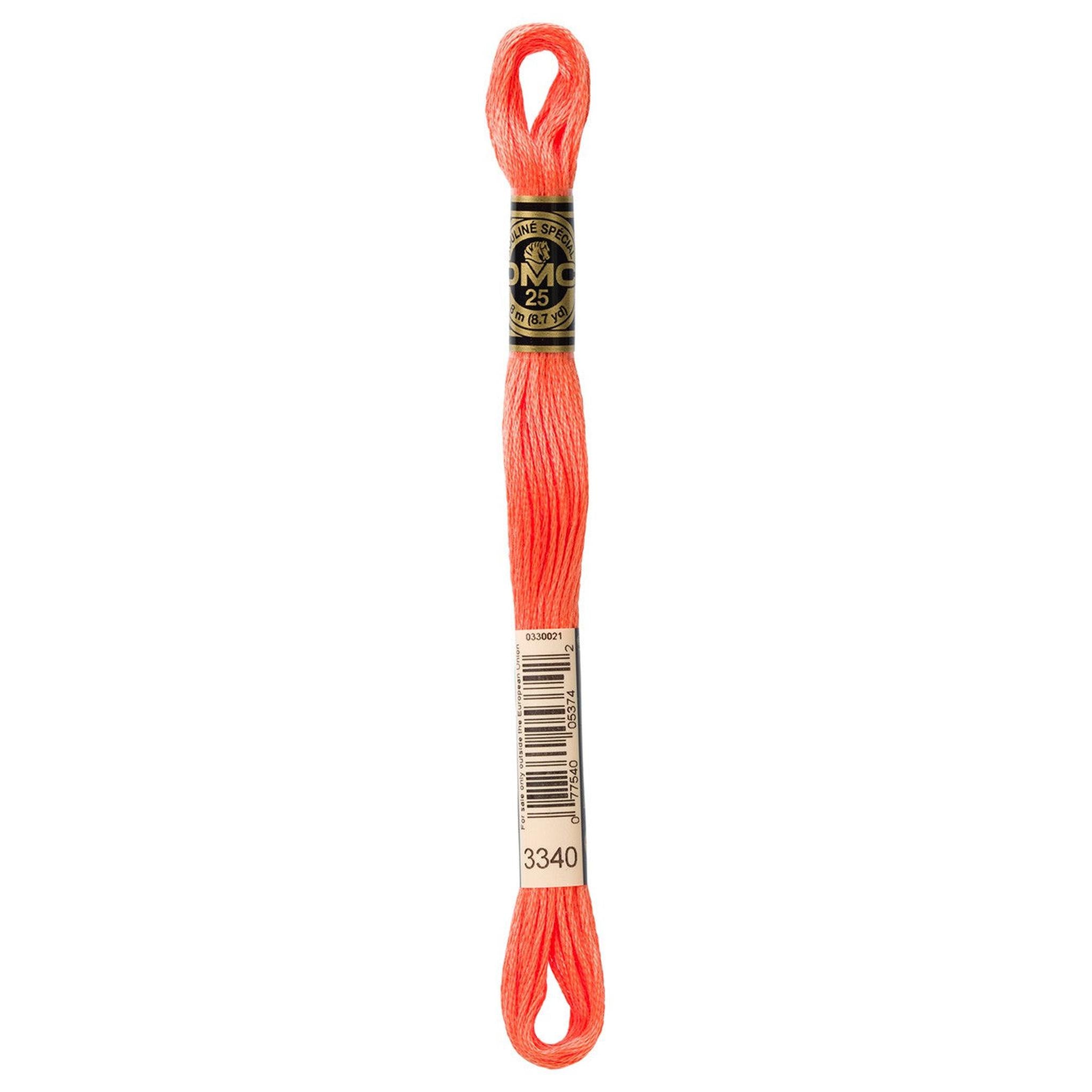 DMC Six-Strand Embroidery Floss - 3340 Medium Apricot