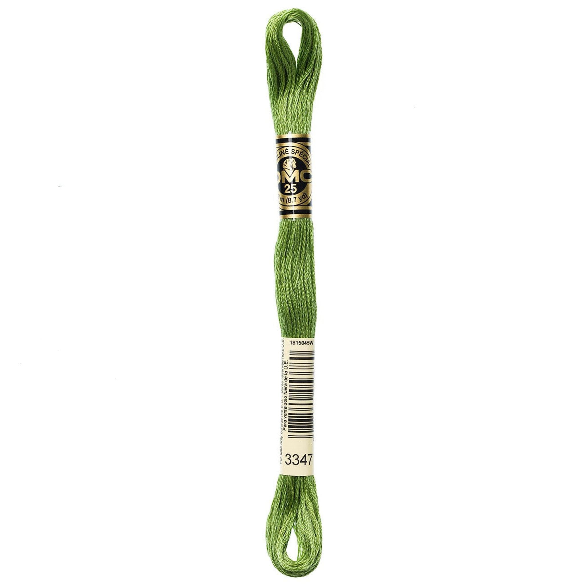 DMC Six-Strand Embroidery Floss - 3347 Medium Yellow Green