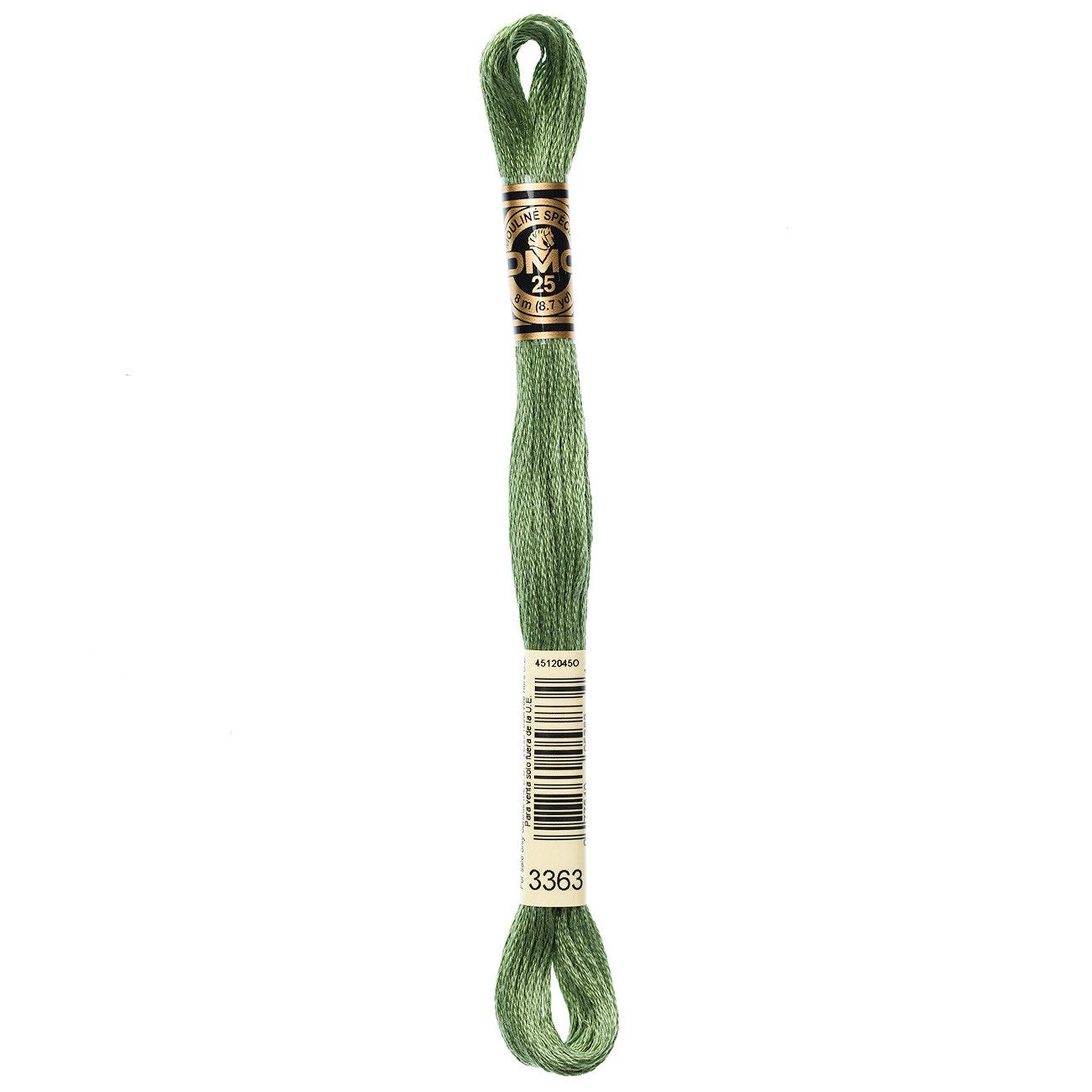 DMC Six-Strand Embroidery Floss - 3363 Medium Pine Green