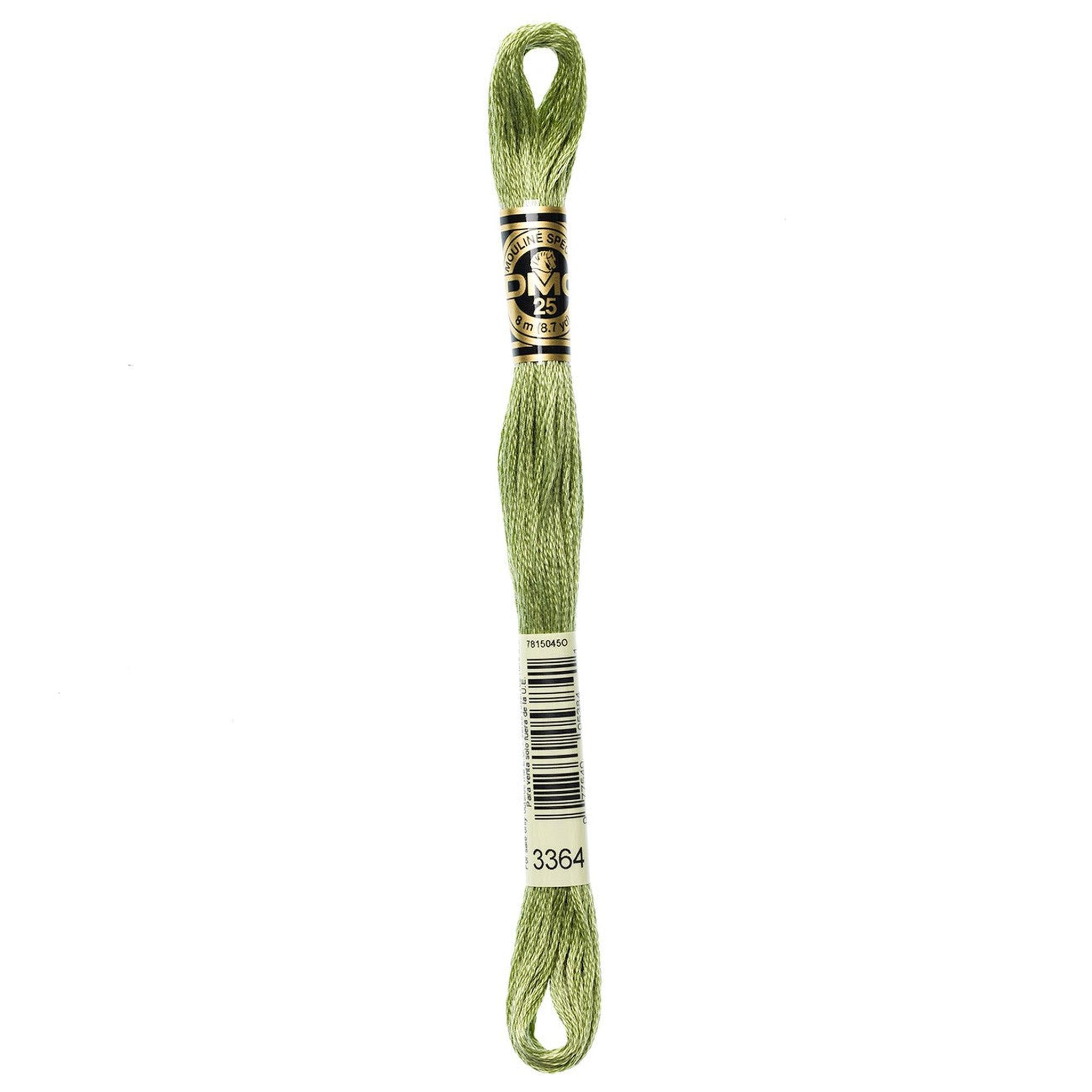 DMC Six-Strand Embroidery Floss - 3364 Pine Green
