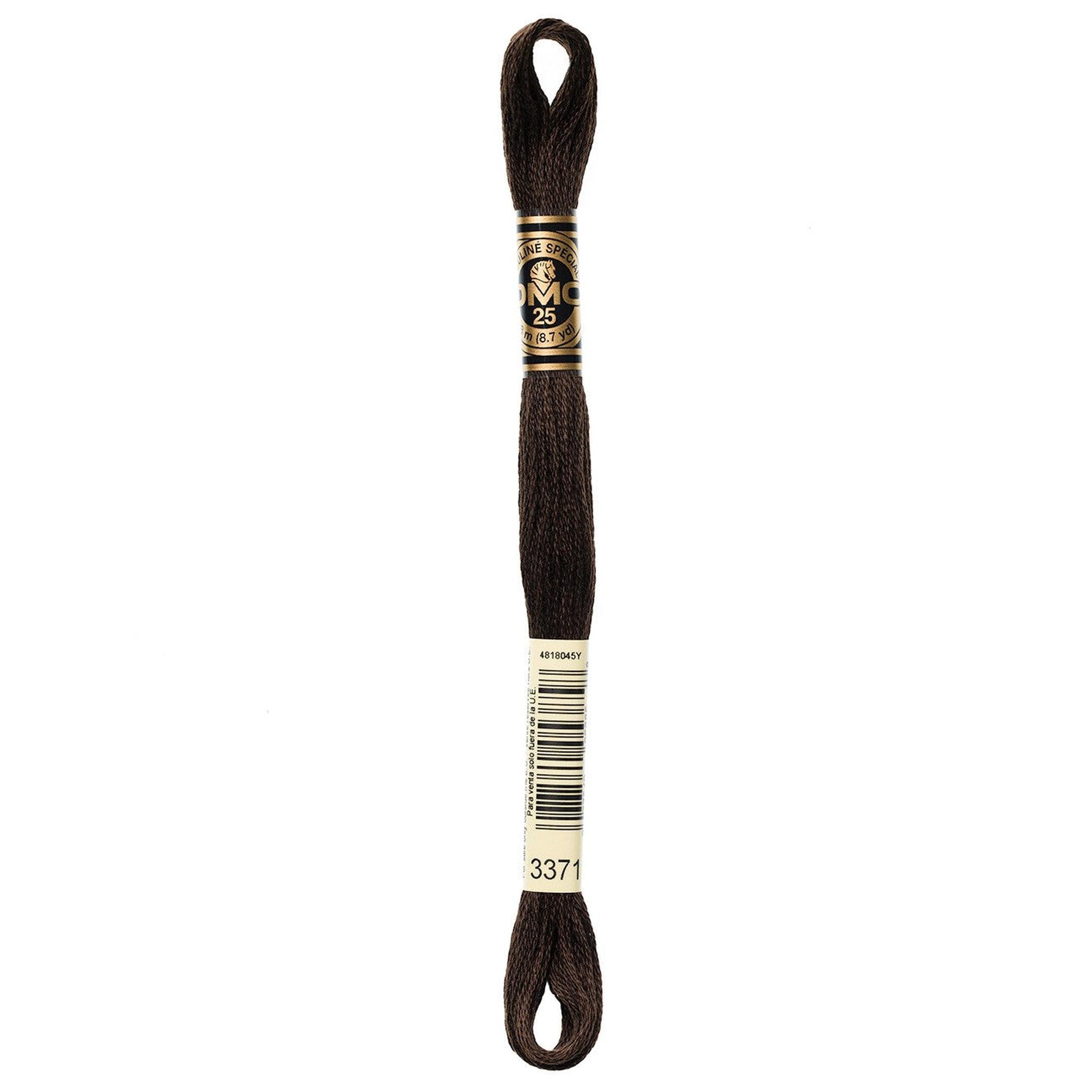 DMC Six-Strand Embroidery Floss - 3371 Black Brown