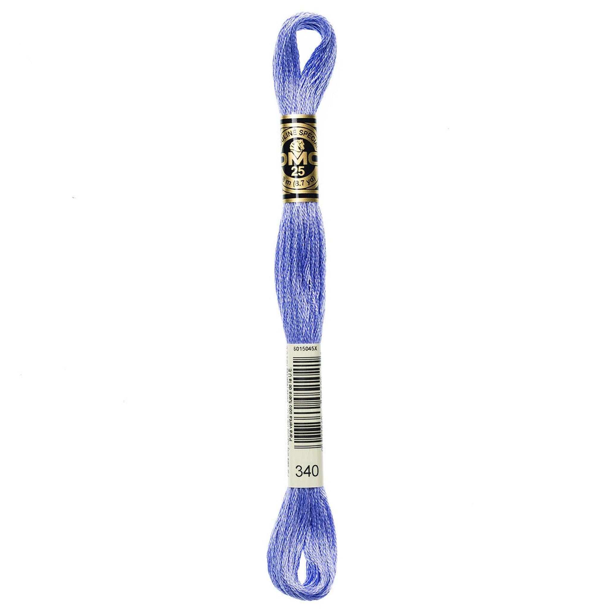 DMC Six-Strand Embroidery Floss - 340 Medium Blue Violet