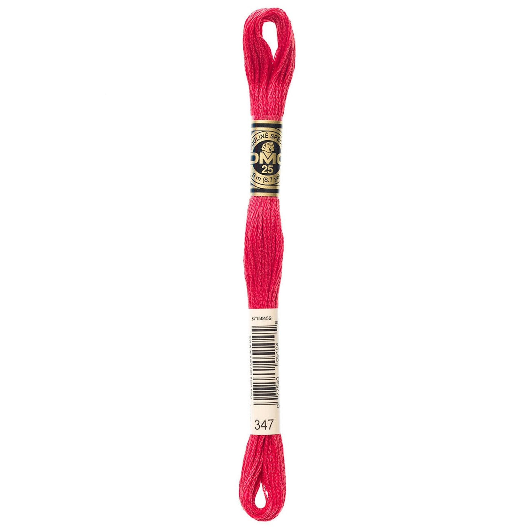DMC Six-Strand Embroidery Floss - 347 Very Dark Salmon