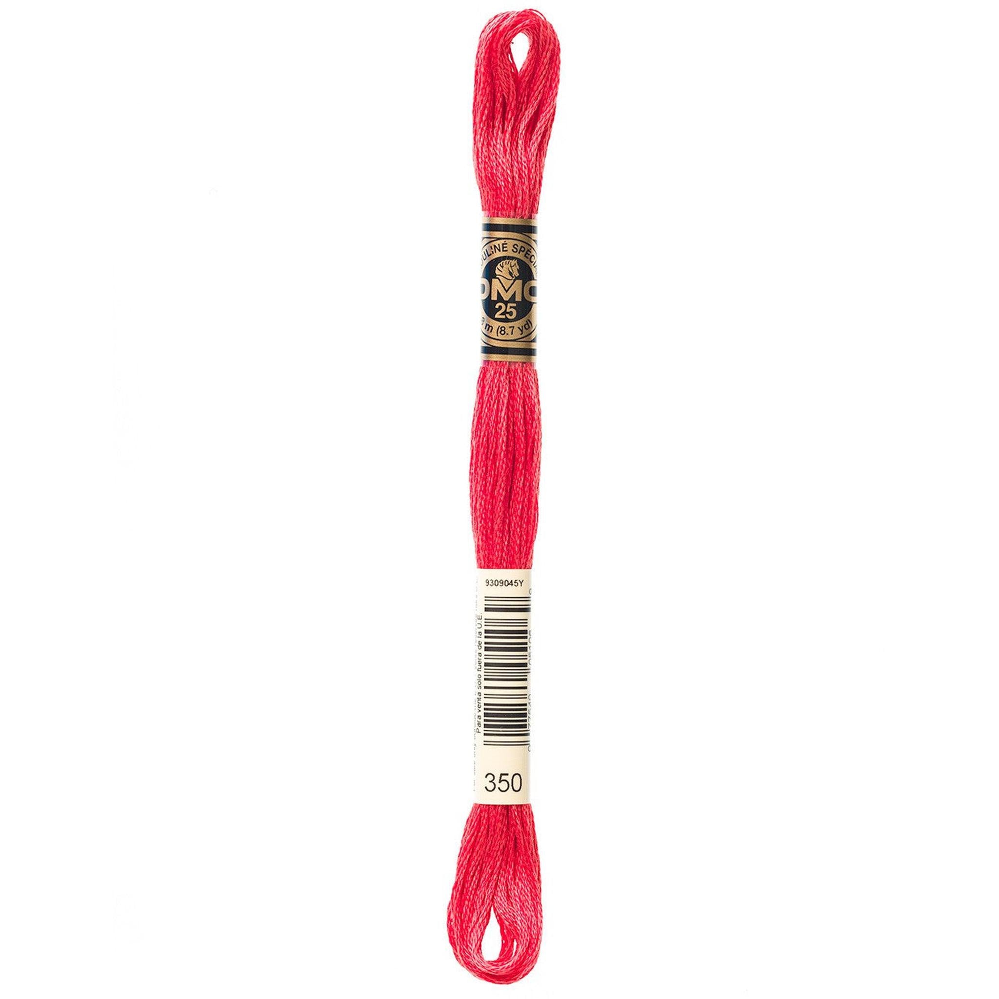 DMC Six-Strand Embroidery Floss - 350 Medium Coral