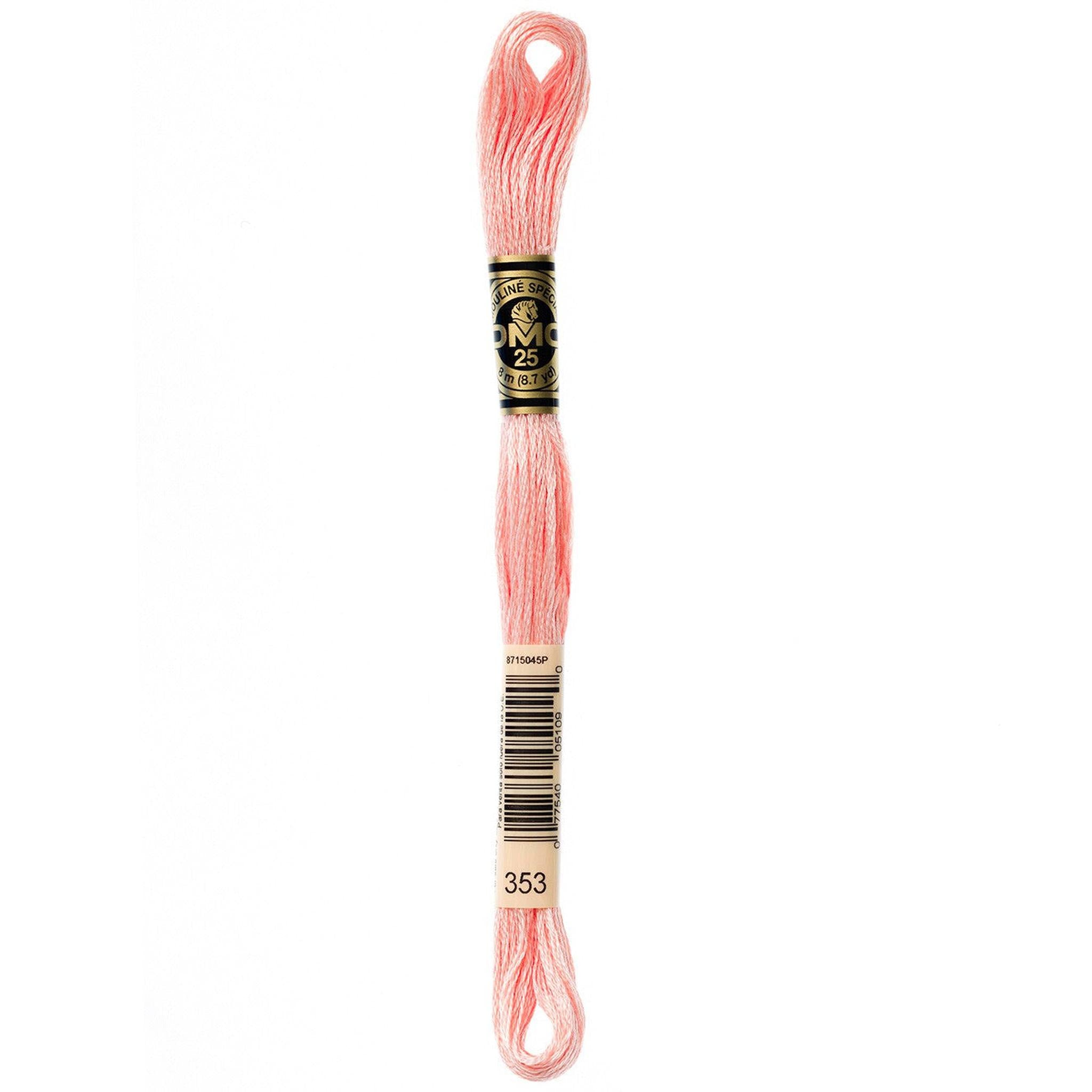 DMC Six-Strand Embroidery Floss - 353 Peach